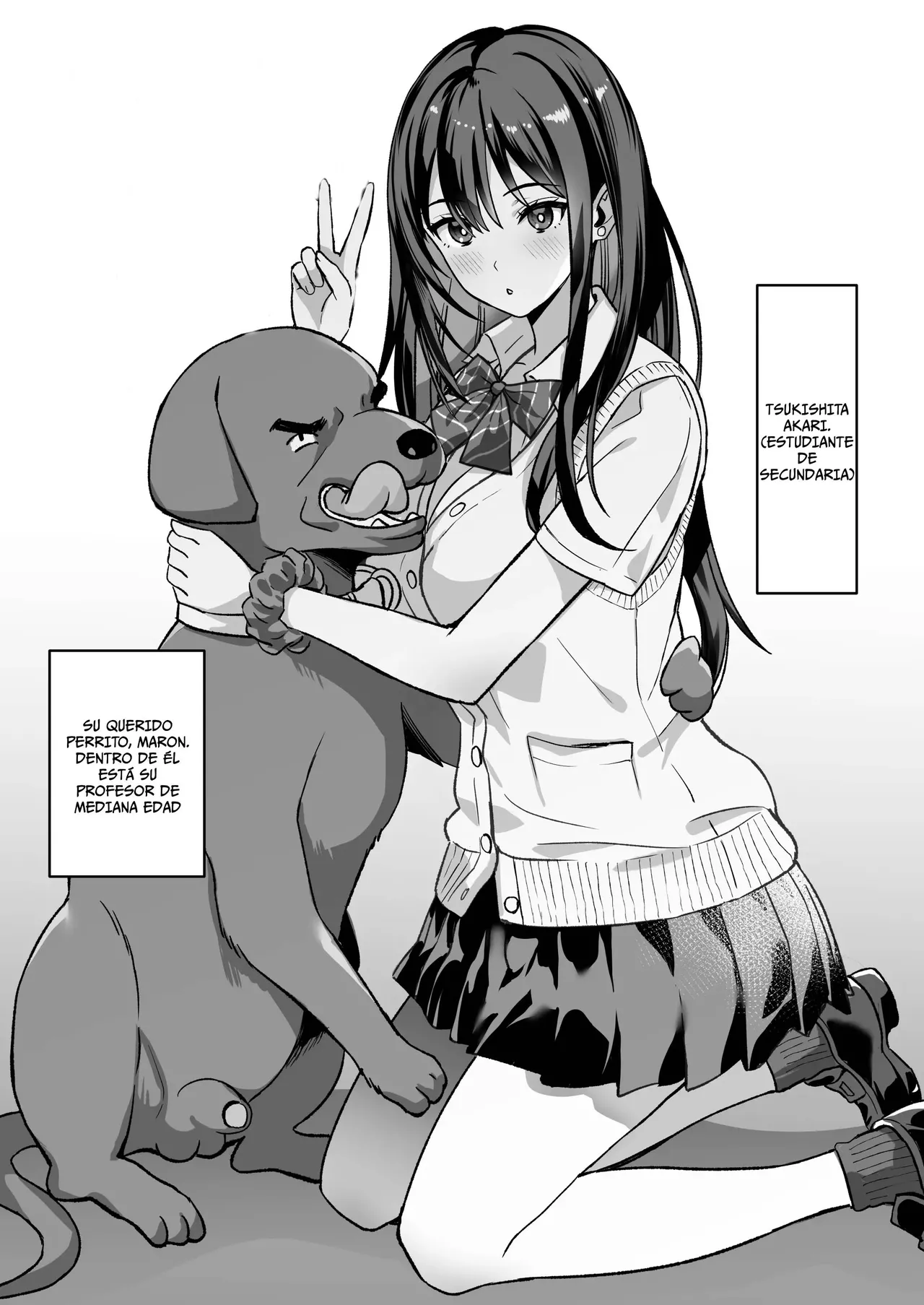 Ore no Tamashi ha Oshiego no Petto no Naka｜Mi Alma Está Dentro de la Mascota de Mi Alumna page 2 full