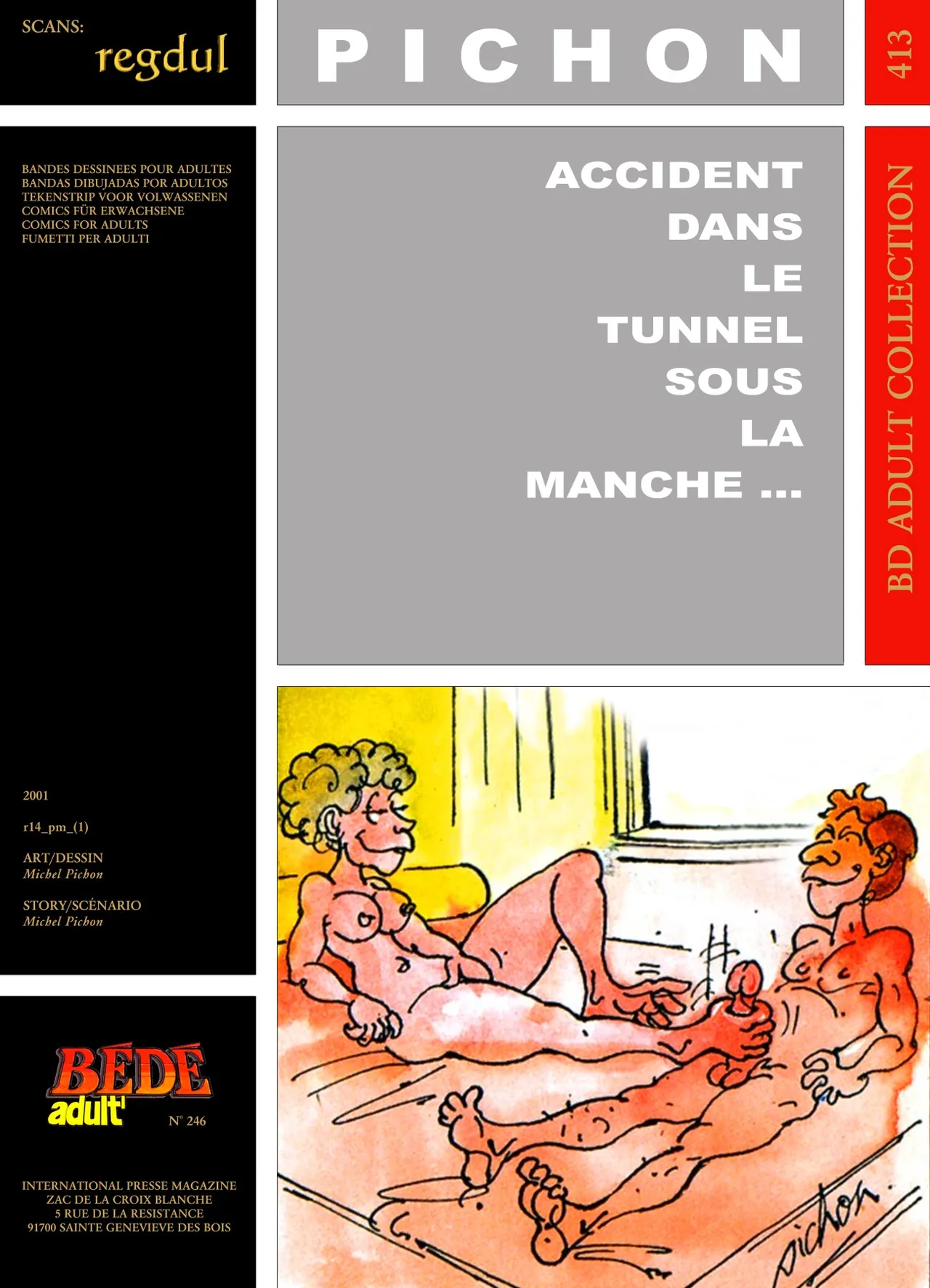 Michel Pichon - Accident dans le tunnel sous la manche … page 1 full