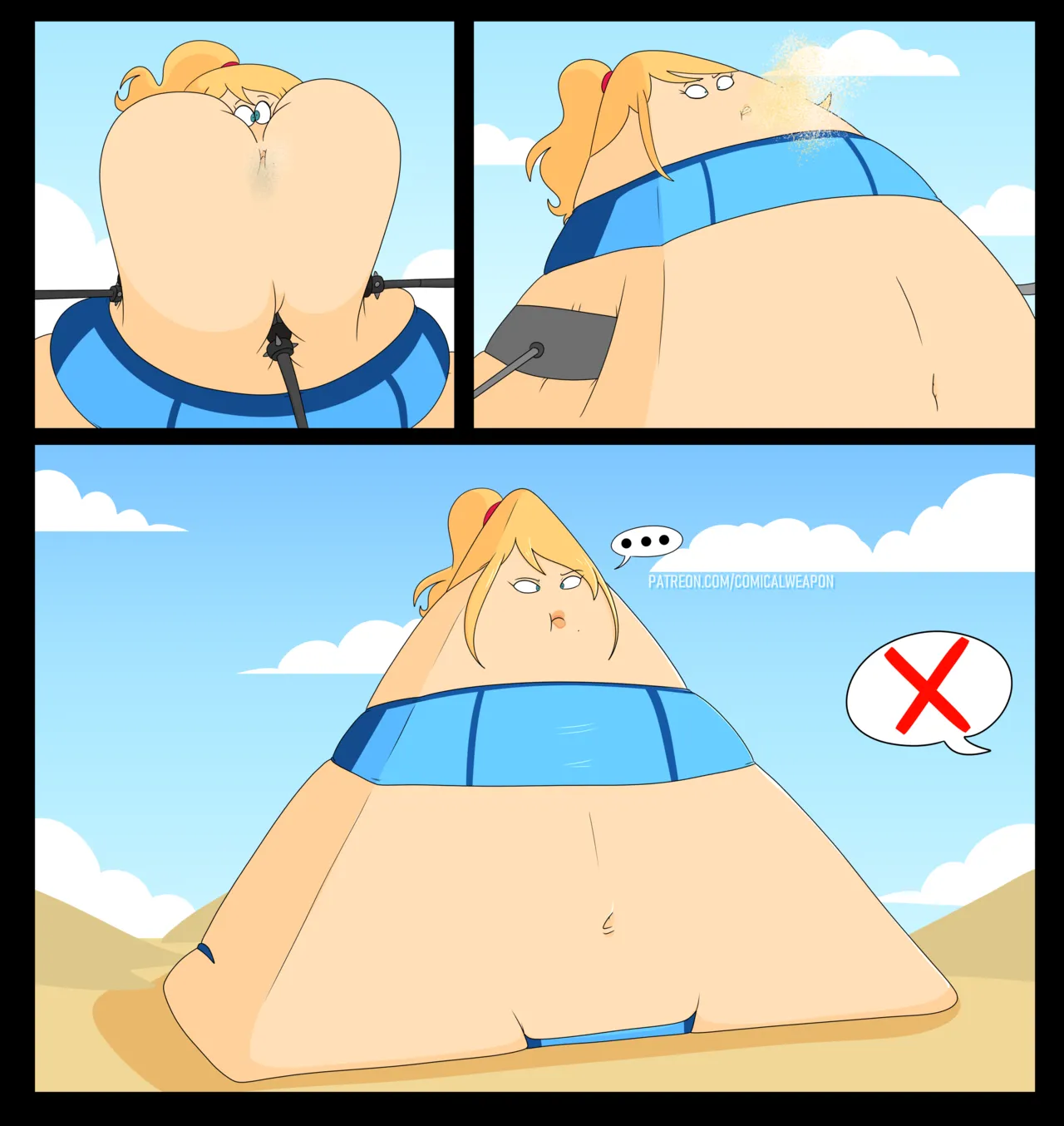 Sand Sculpture - Samus Aran page 3 full