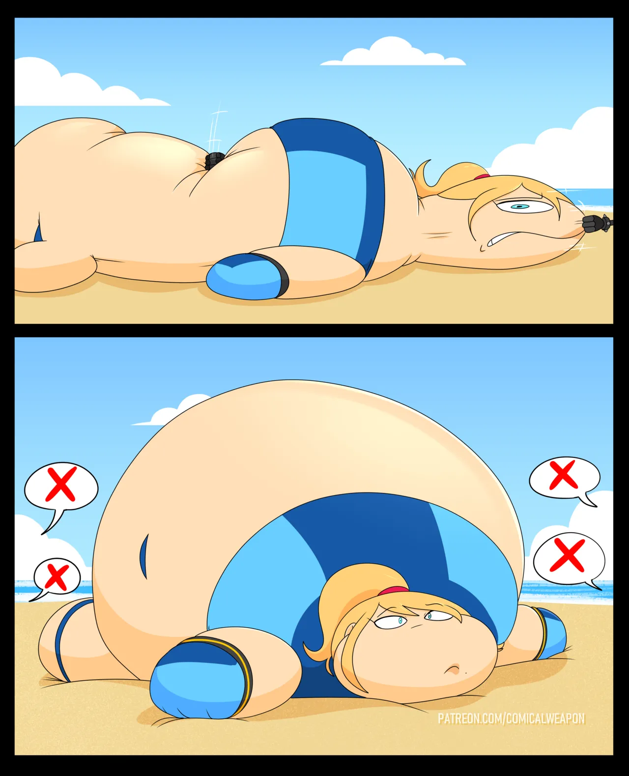 Sand Sculpture - Samus Aran page 5 full