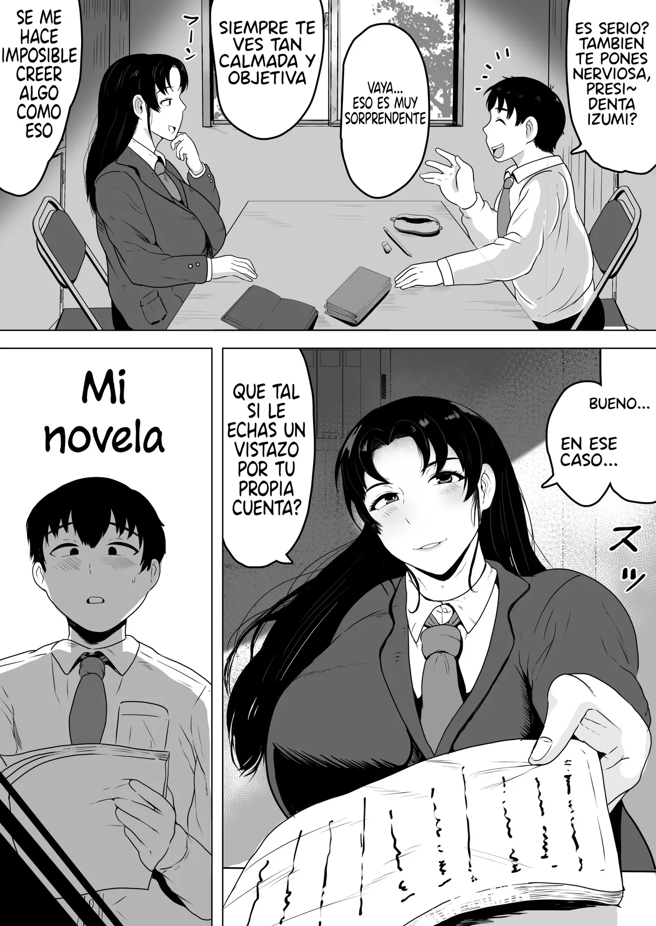 Izumi-san no Sousaku｜La Obra de Izumi-san page 4 full