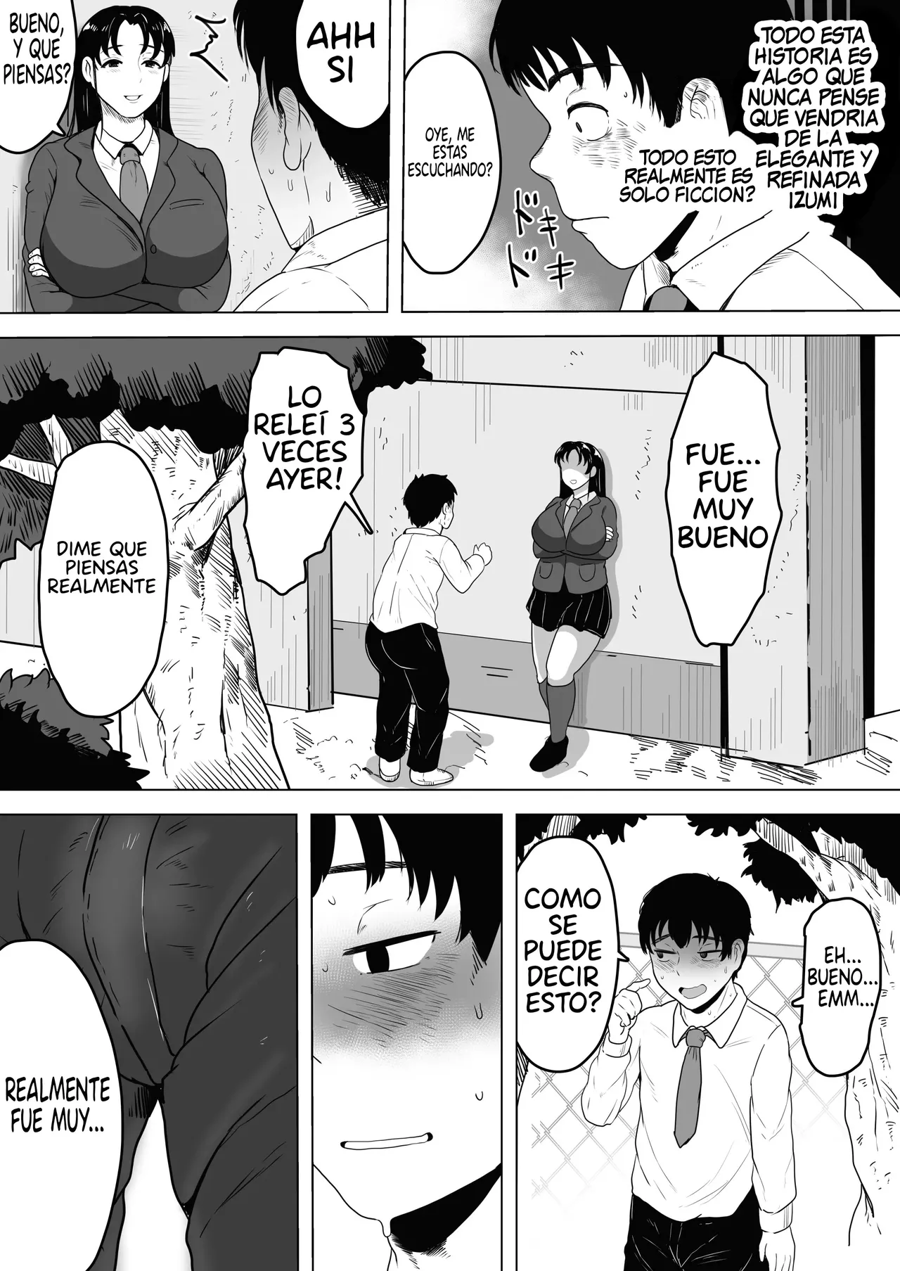Izumi-san no Sousaku｜La Obra de Izumi-san page 8 full