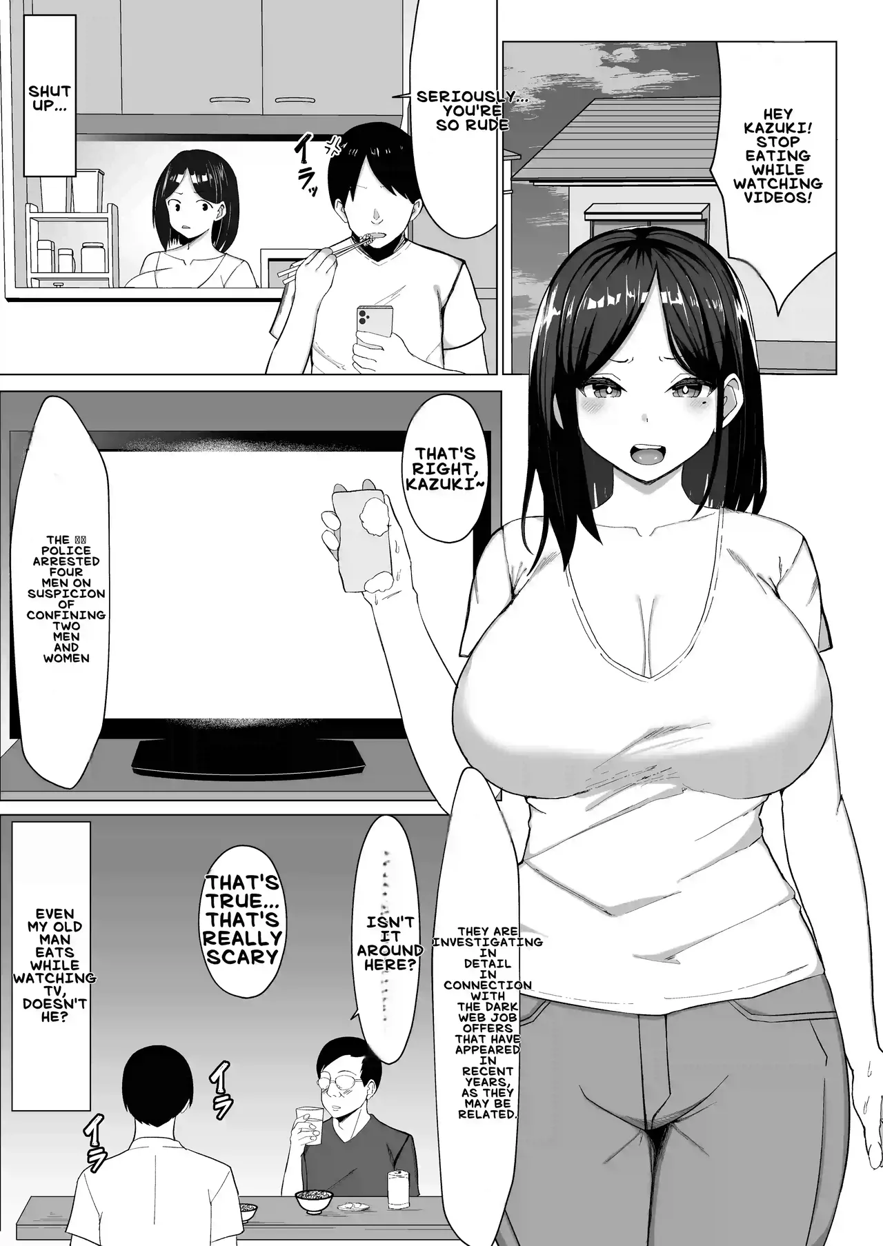 Kaa-chan to Sex Shinai to Derarenai Heya ~Kuchiurusai Haha to Hankouki no Ore~ page 2 full