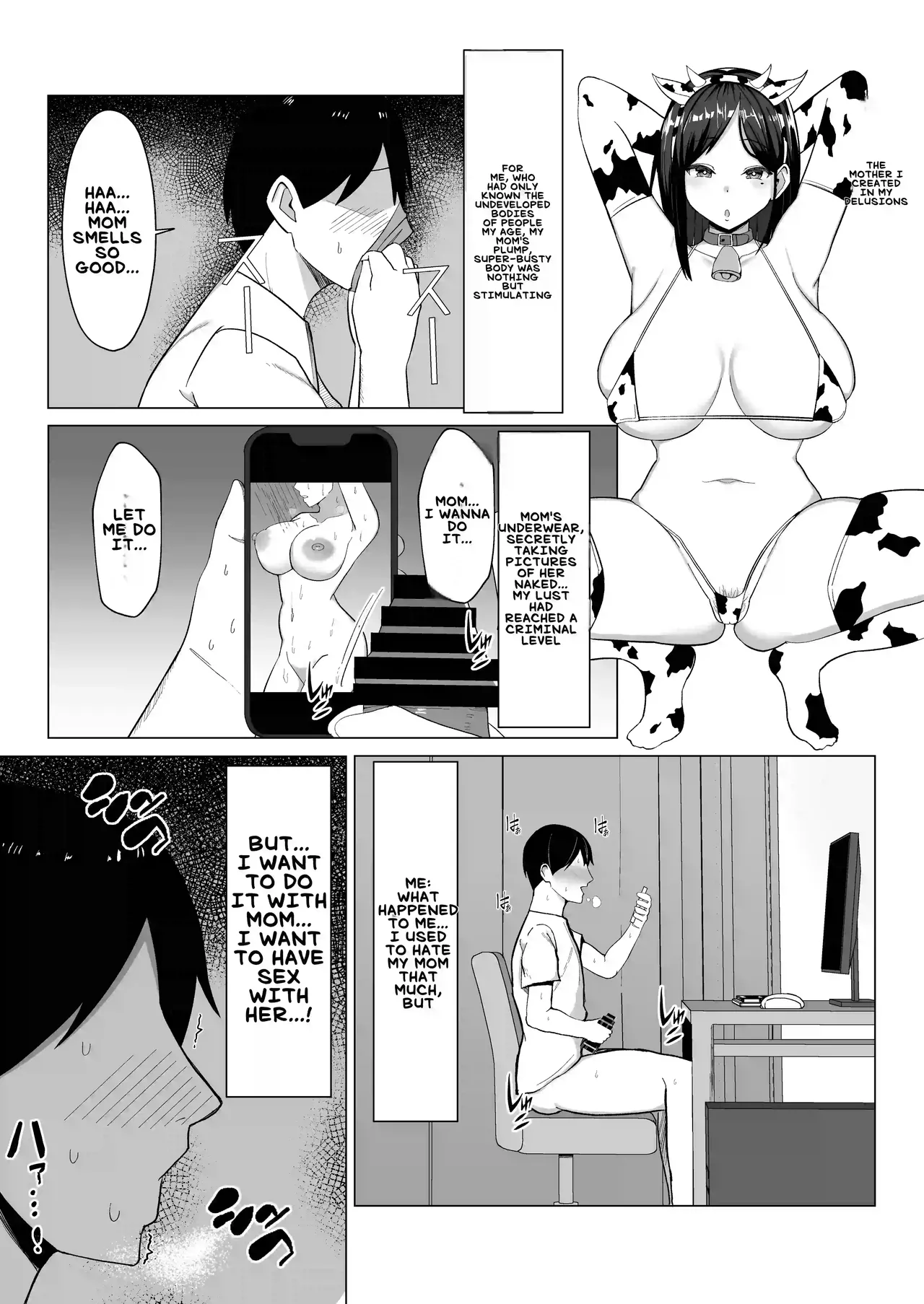 Kaa-chan to Sex Shinai to Derarenai Heya ~Kuchiurusai Haha to Hankouki no Ore~ page 8 full