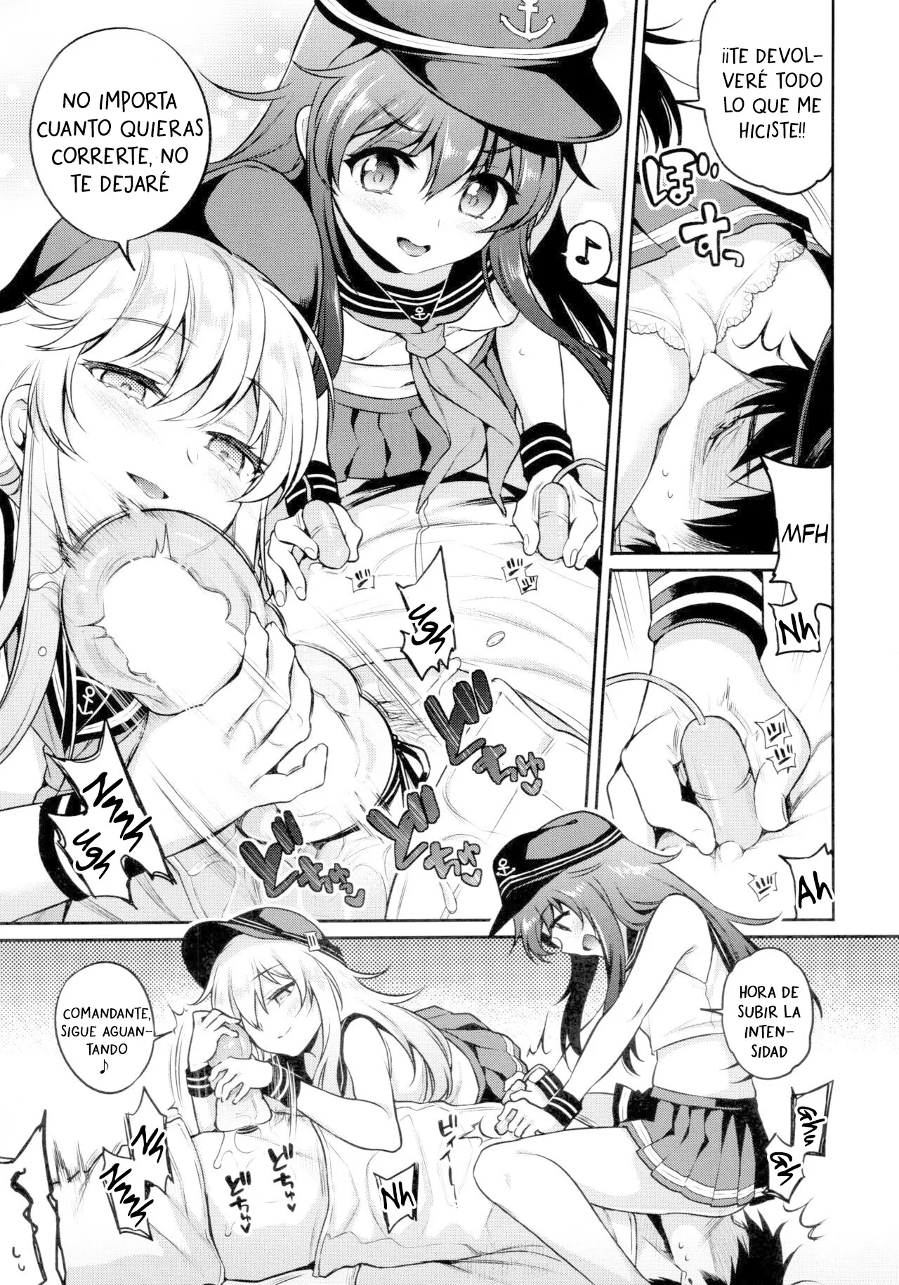 Akatsuki Hibiki-chan x Gyaku Batsu Game - Akatsuki-chan y Hibiki-chan x Juego de castigo inverso page 10 full