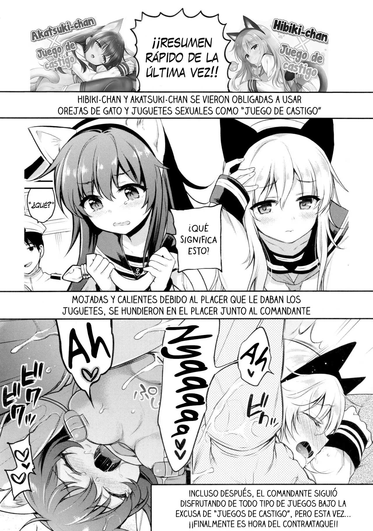Akatsuki Hibiki-chan x Gyaku Batsu Game - Akatsuki-chan y Hibiki-chan x Juego de castigo inverso page 3 full