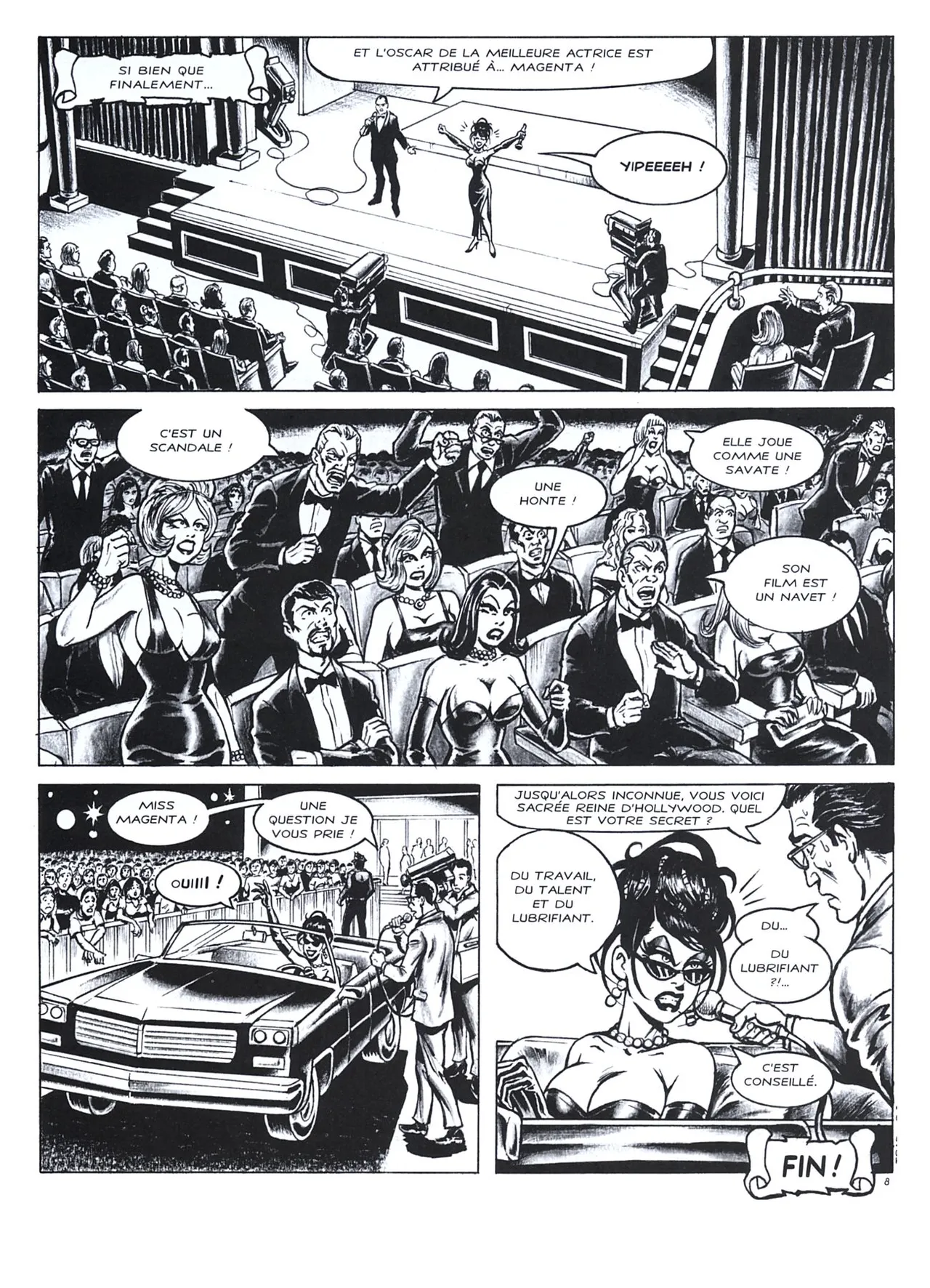 Nik Guerra &amp; Celestino Pes - Les Histoires de Magenta #02 : Magenta se fait Hollywood page 9 full