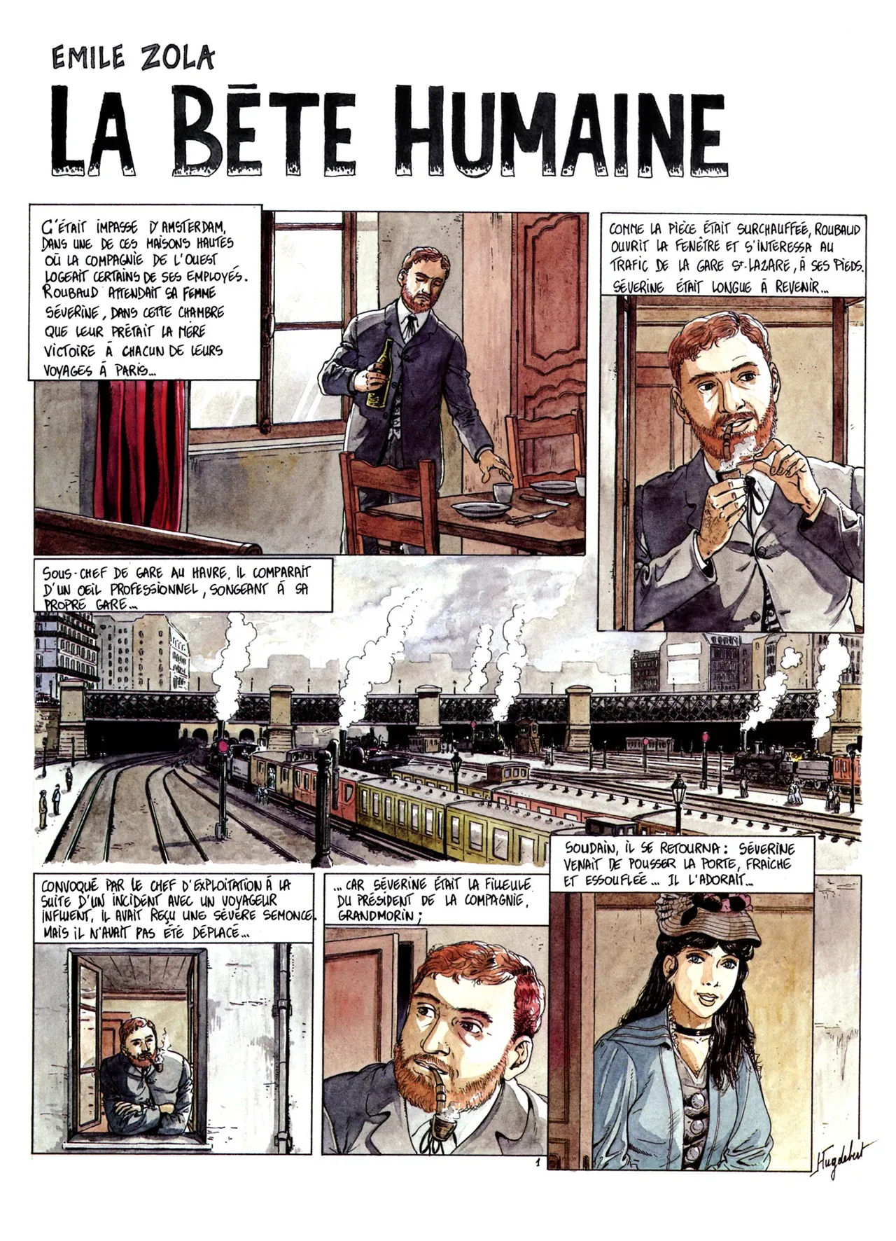 Hugdebert  &amp; Émile Zola - La Bête humaine page 2 full