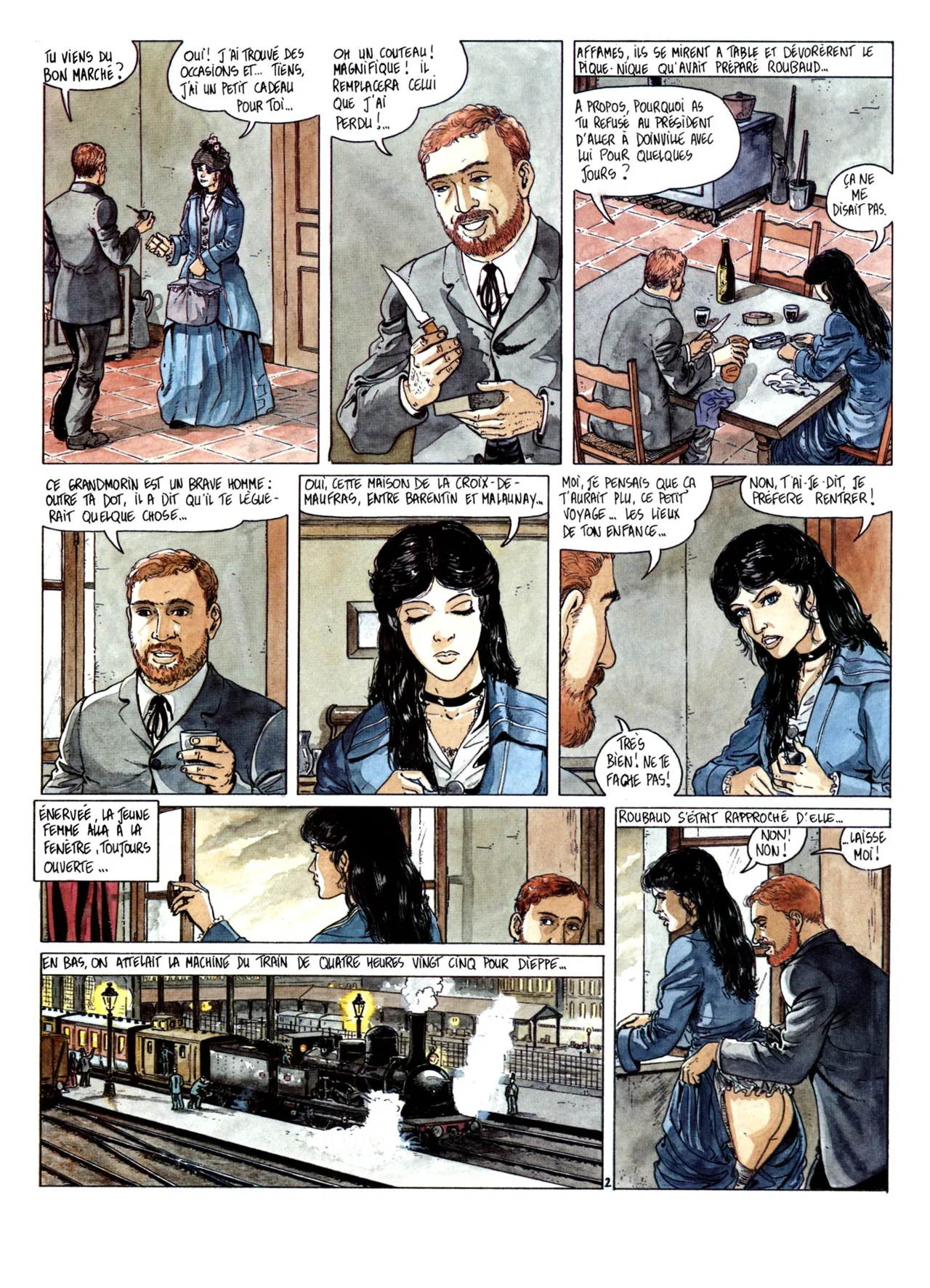 Hugdebert  &amp; Émile Zola - La Bête humaine page 3 full