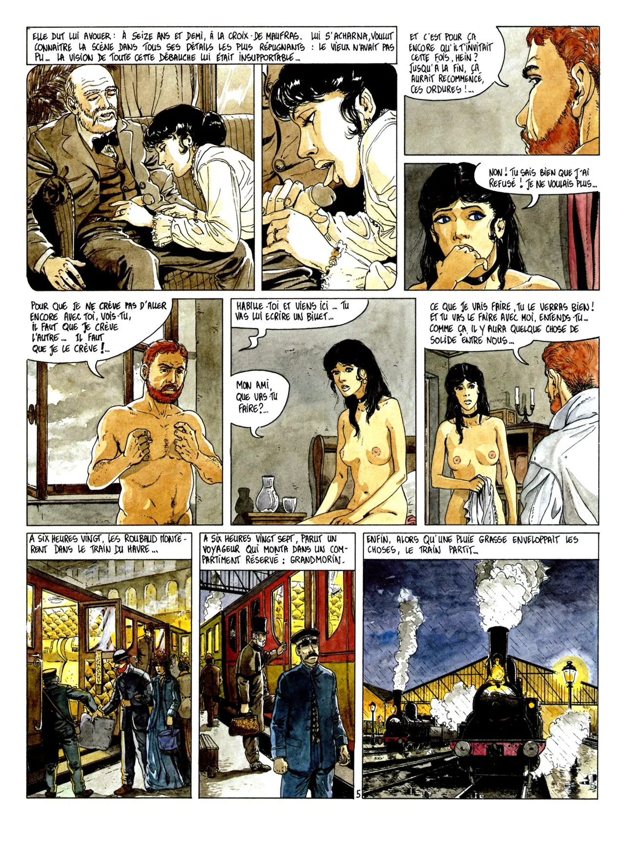 Hugdebert  &amp; Émile Zola - La Bête humaine page 6 full