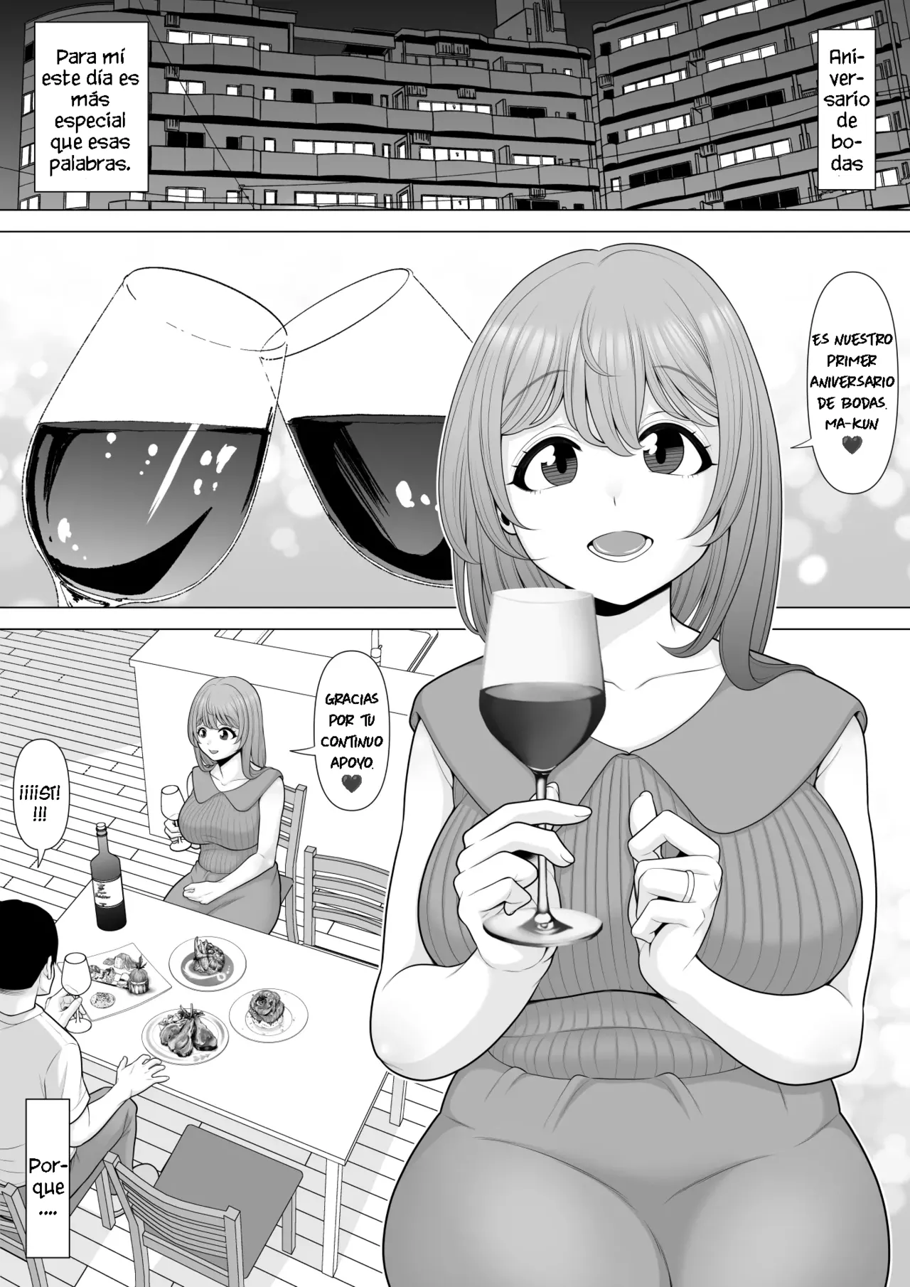 Boku no Tsuma o Suiminkan Rape shite Kudasai!!｜¡¡Por Favor, Viola a mi Esposa Mientras Duerme!! page 2 full