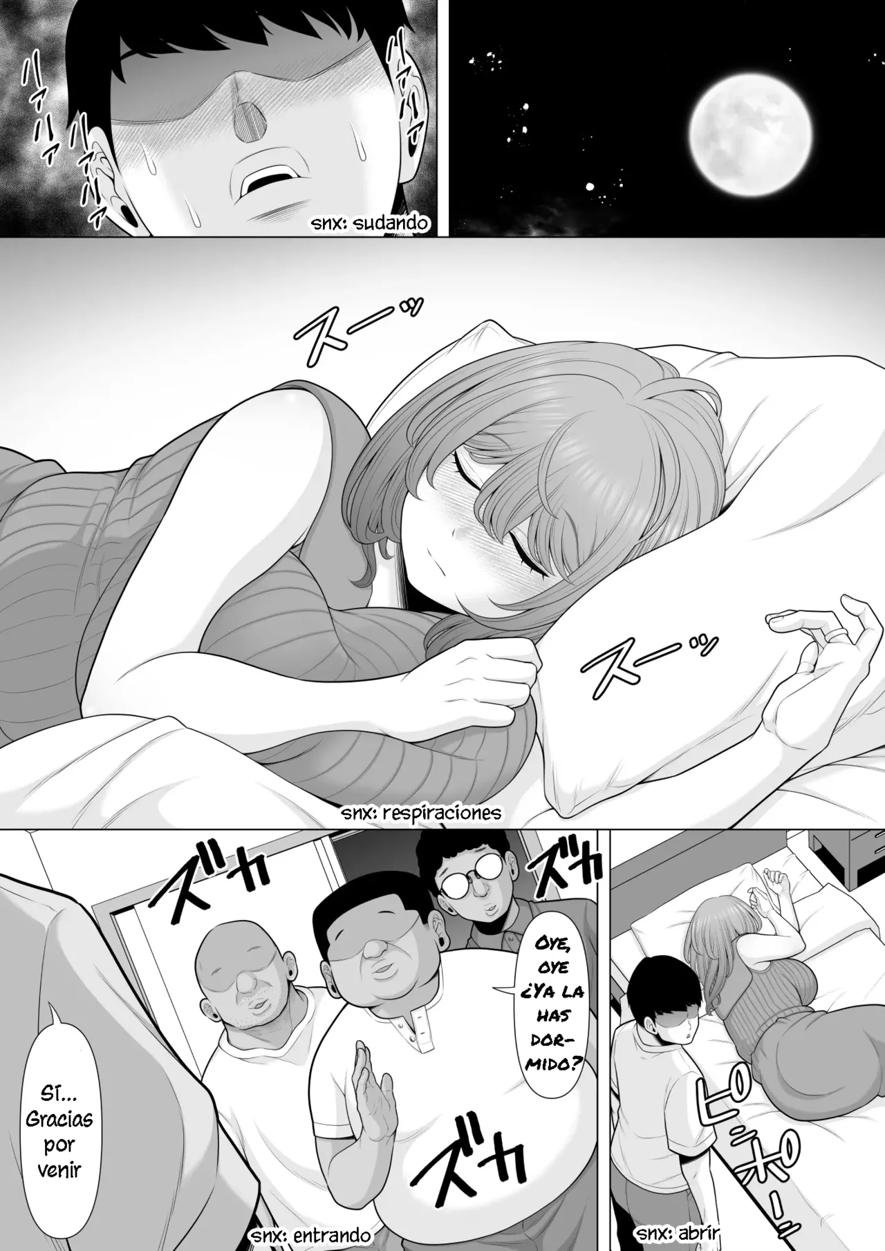 Boku no Tsuma o Suiminkan Rape shite Kudasai!!｜¡¡Por Favor, Viola a mi Esposa Mientras Duerme!! page 4 full