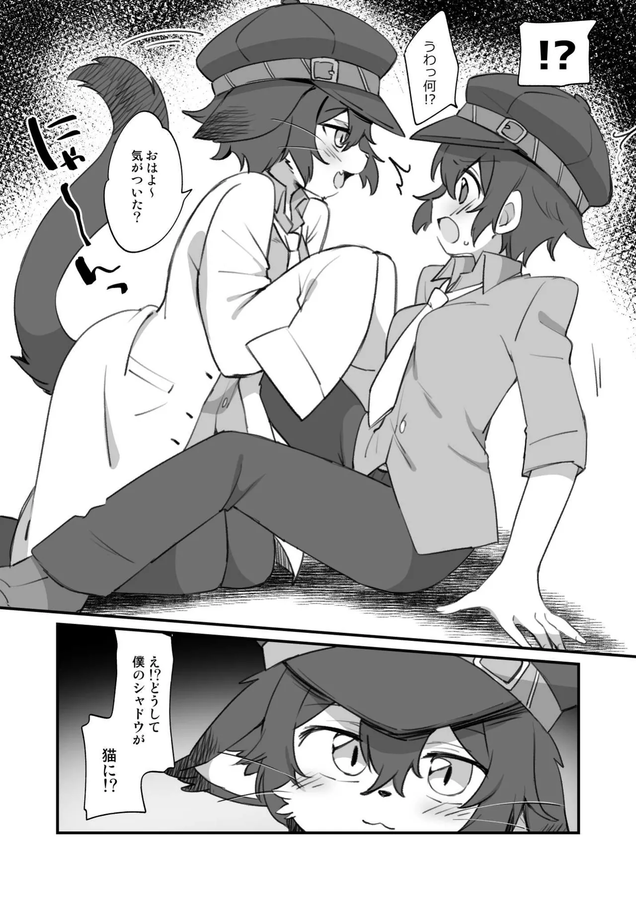 Nyāo-kun to Nyan×2 Panikku page 5 full