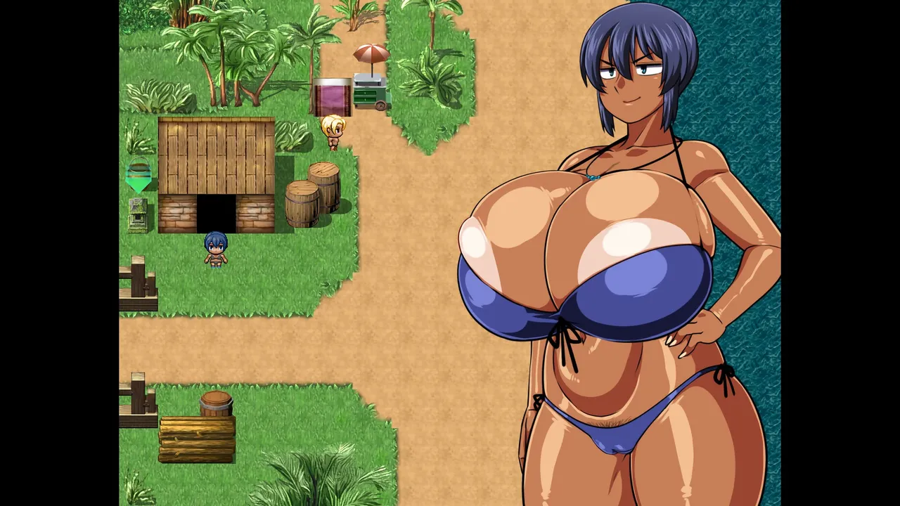 Tanned Girl Natsuki - Haramase Village and the Five Shrines - Part 1 page 8 full