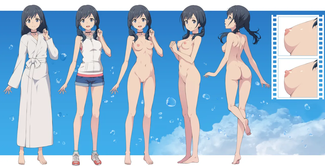 天野陽菜の設定画っぽいの page 3 full