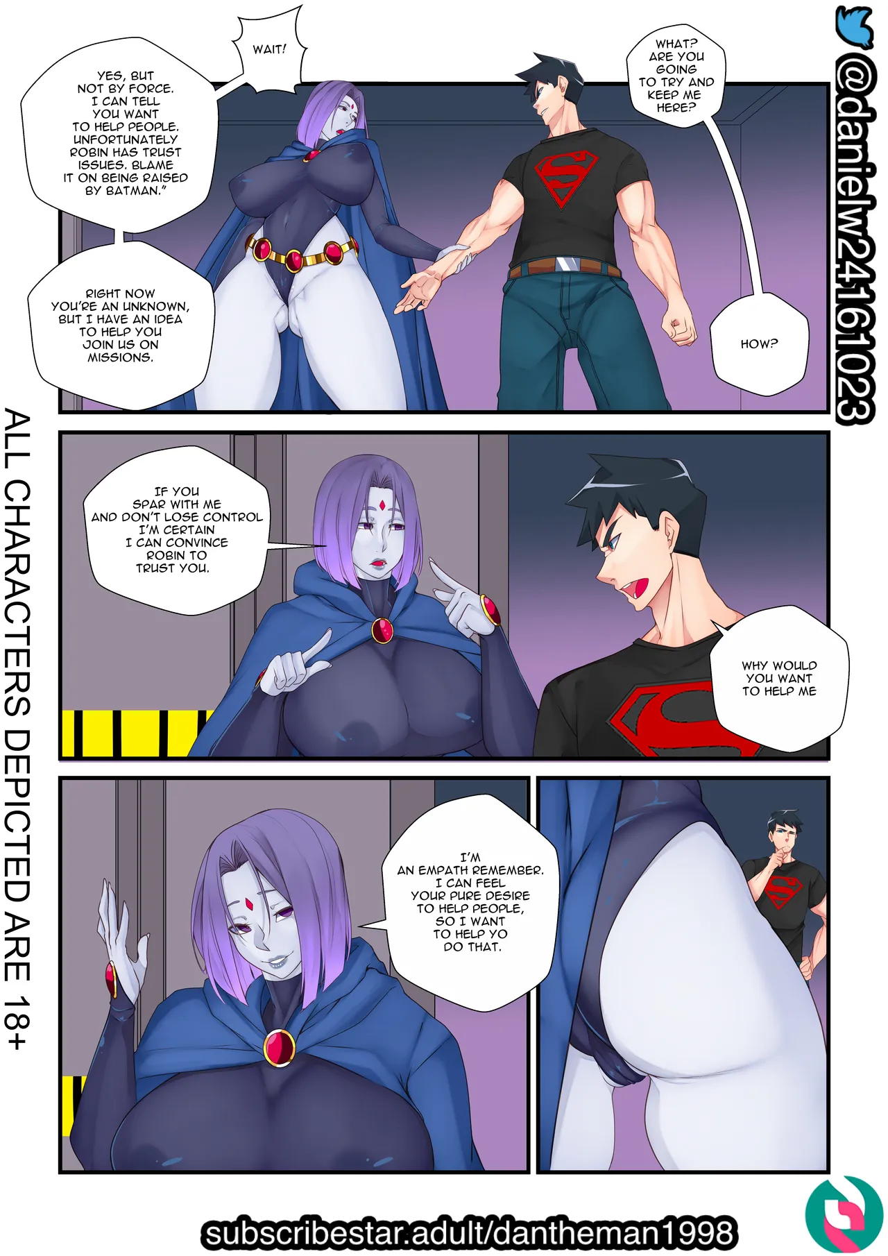 Super Sensual Sparring  by DanTheMan page 4 full