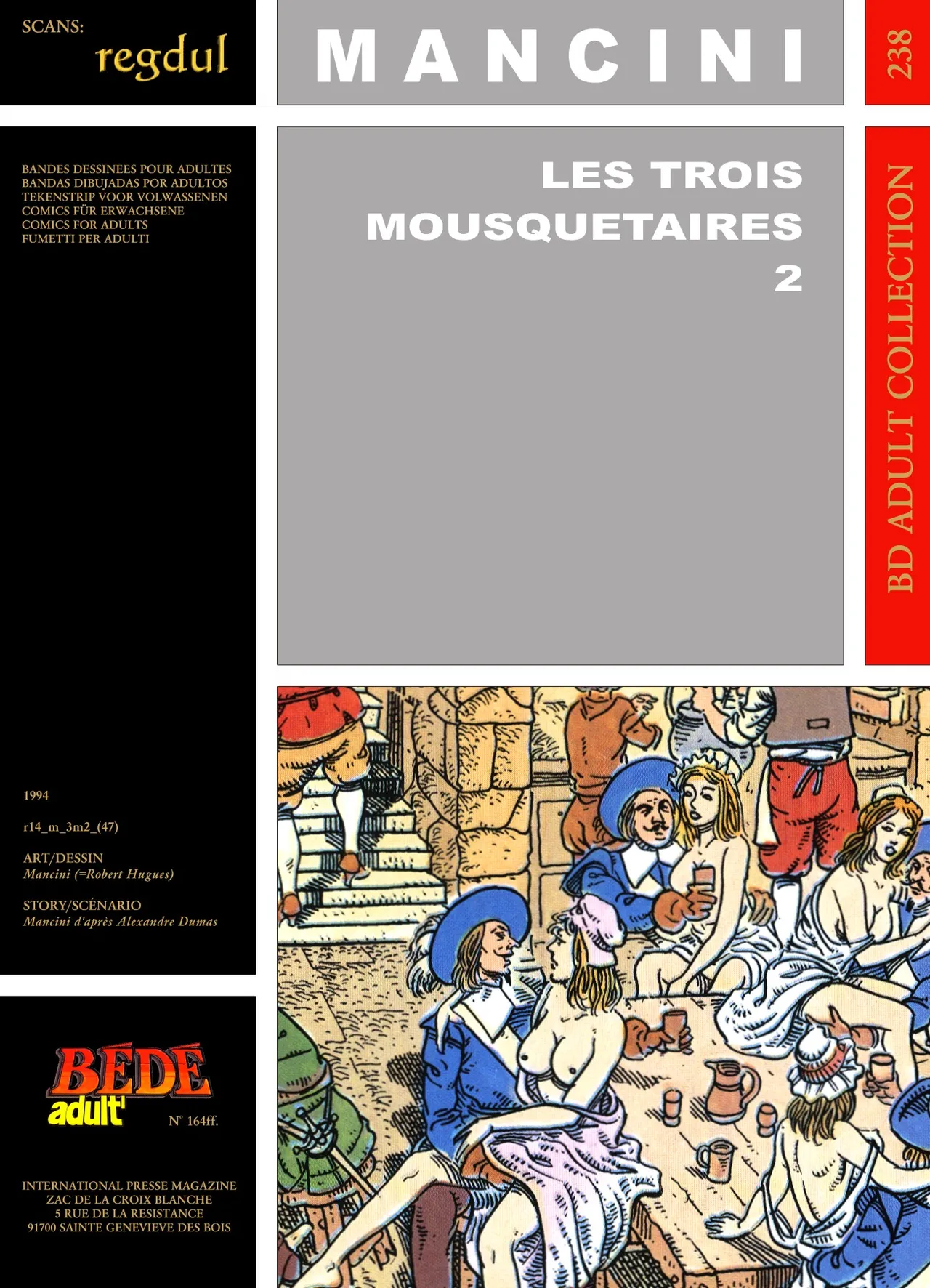 Mancini  &amp; Alexandre Dumas - Les trois Mousquetaires #2 page 1 full