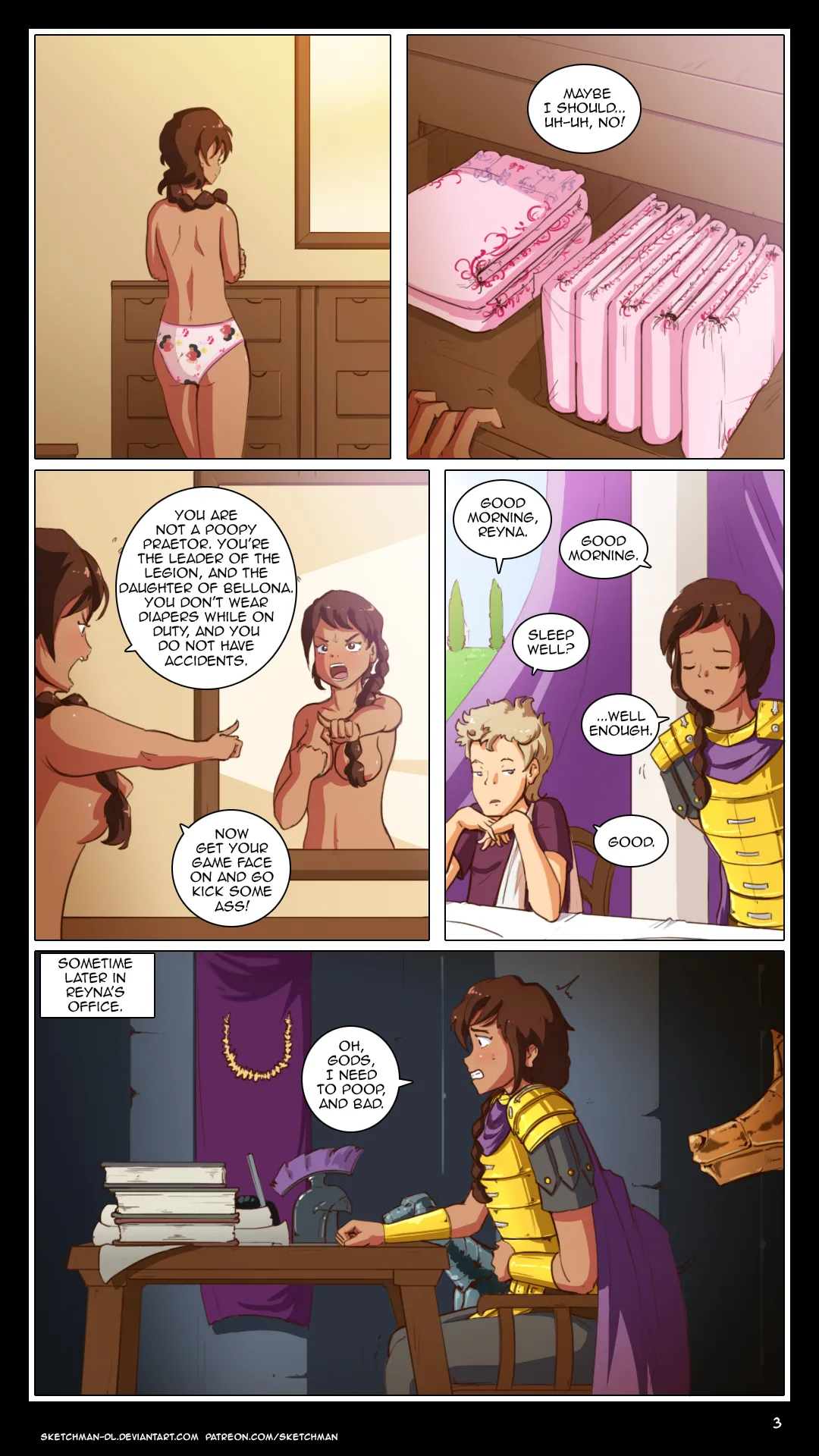 Commission: Messy Praetor page 3 full