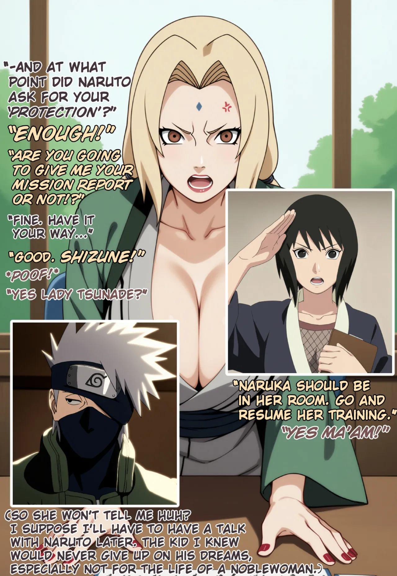 Tsunade's Special Training page 8 full