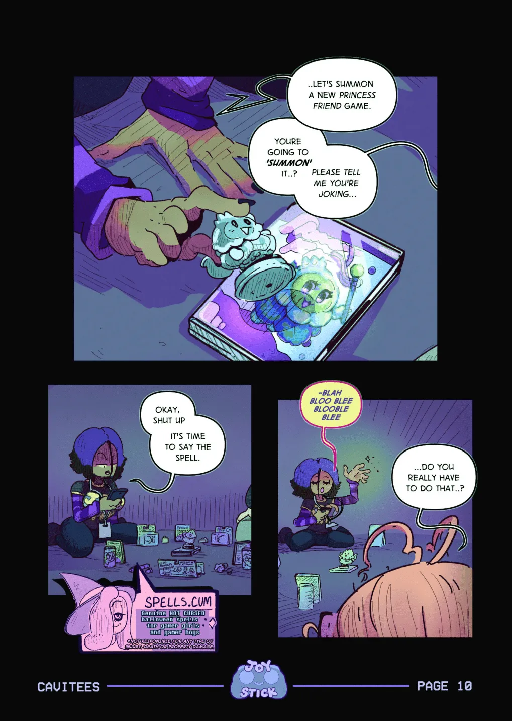 Joy-Stick 4: Night of the Princess Friend page 10 full