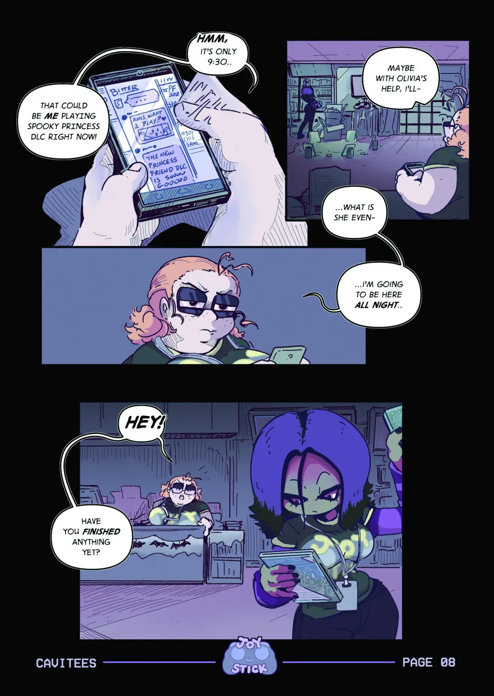 Joy-Stick 4: Night of the Princess Friend page 8 full