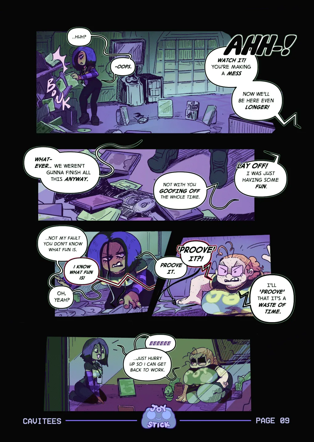 Joy-Stick 4: Night of the Princess Friend page 9 full
