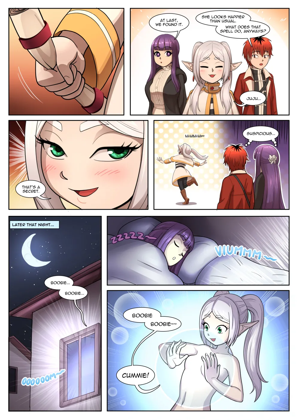 Frieren's New Lewd Spell  English Color page 3 full