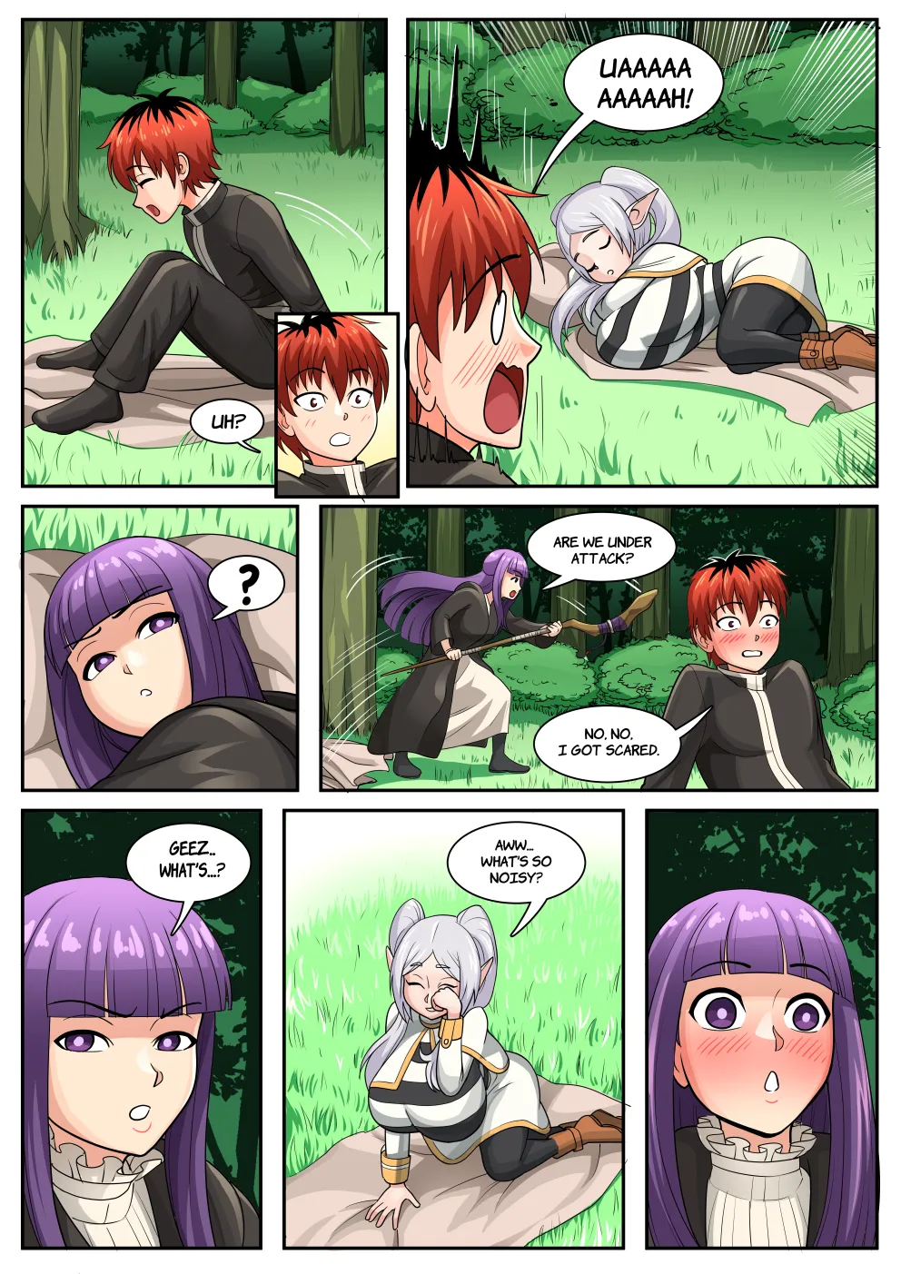 Frieren's New Lewd Spell  English Color page 5 full