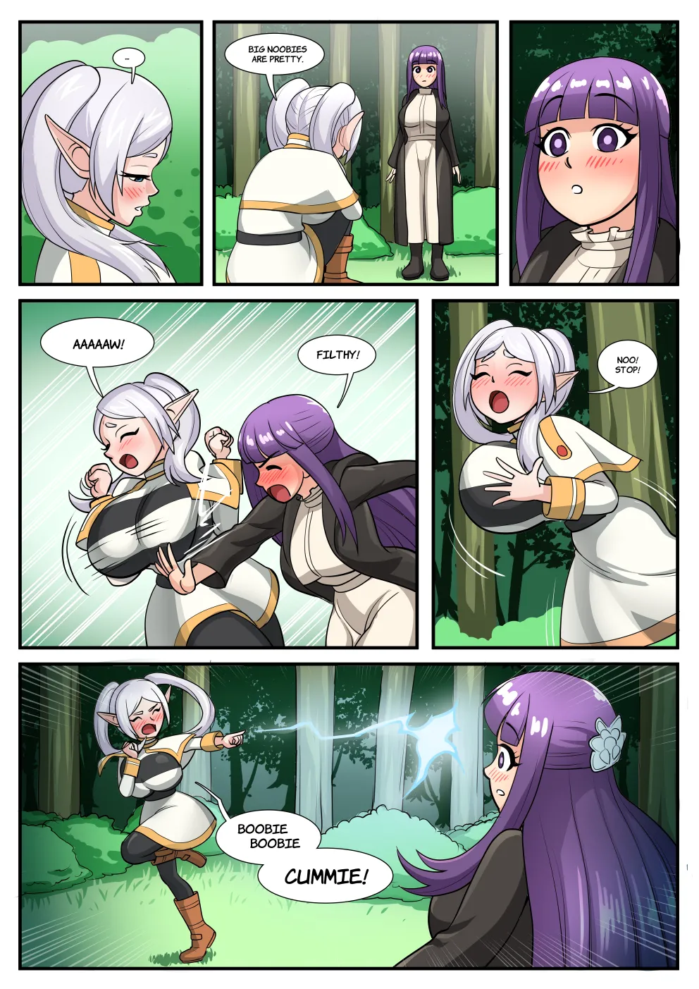 Frieren's New Lewd Spell  English Color page 7 full