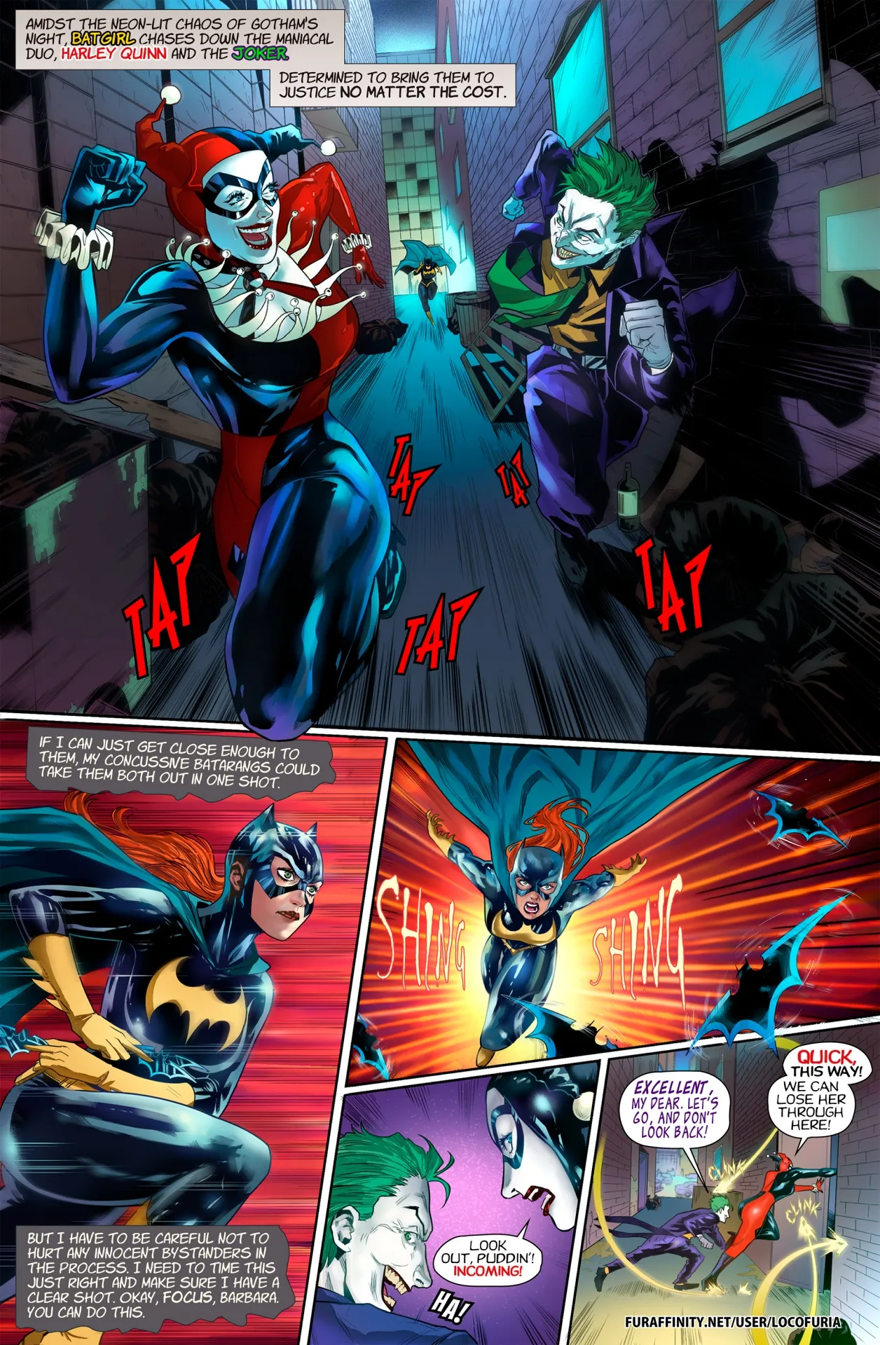 The joke's on Batgirl page 4 full