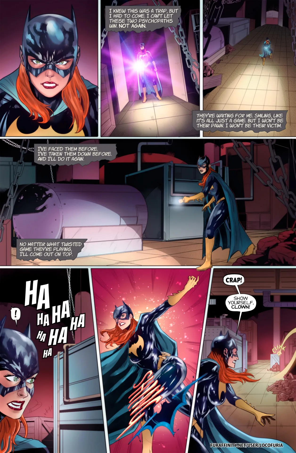 The joke's on Batgirl page 5 full