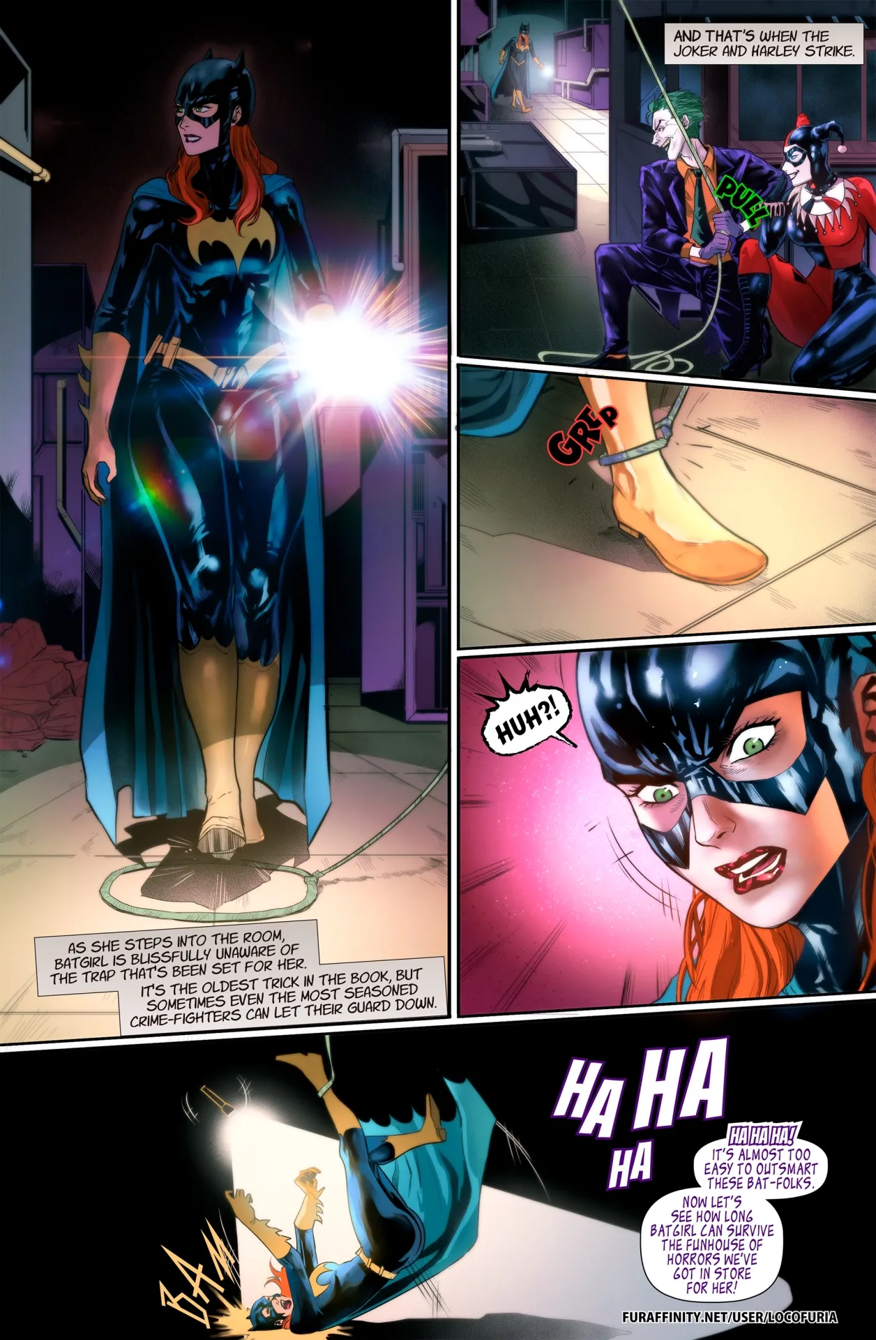 The joke's on Batgirl page 6 full