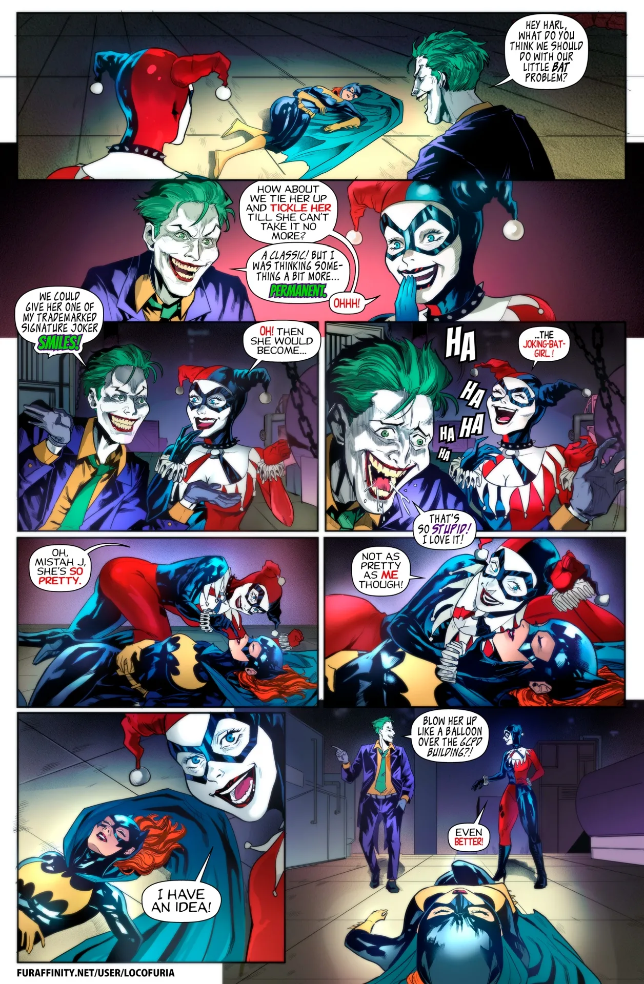 The joke's on Batgirl page 7 full