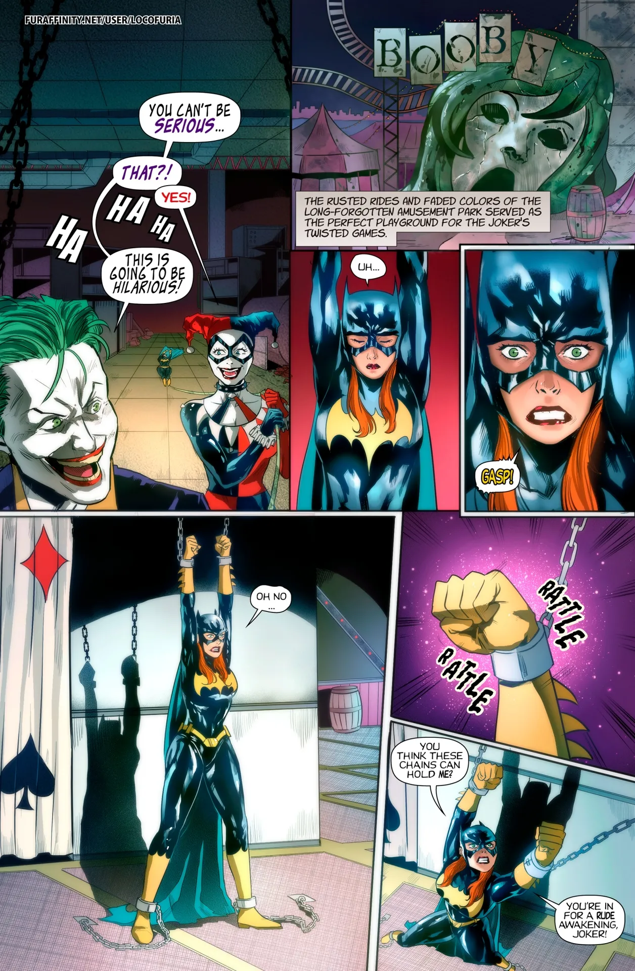 The joke's on Batgirl page 8 full