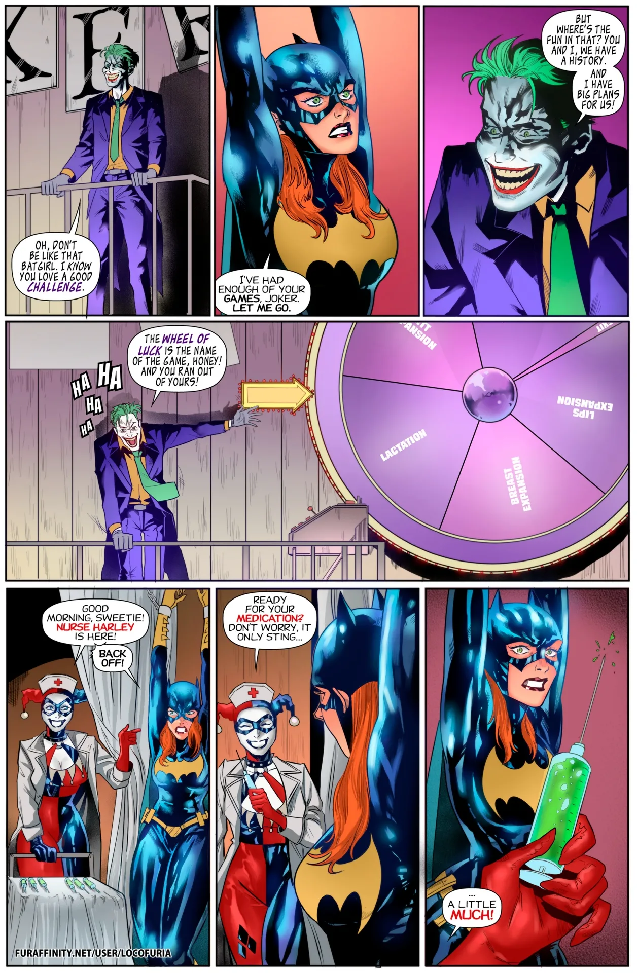 The joke's on Batgirl page 9 full