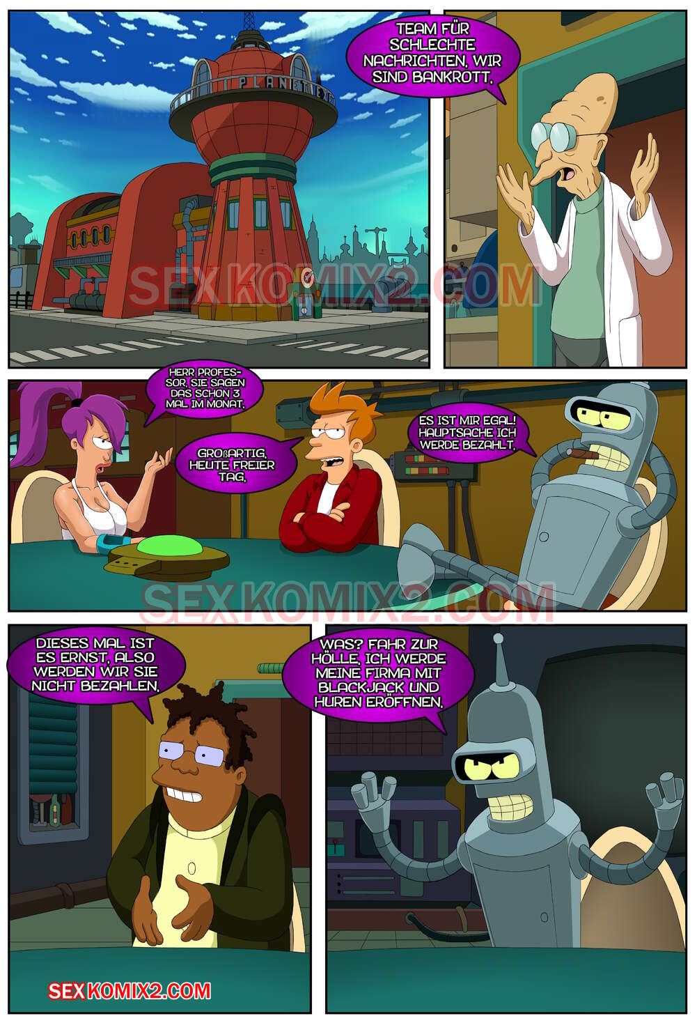 Futurama. Interplanetarer Sex. by sexkomix2.com page 2 full