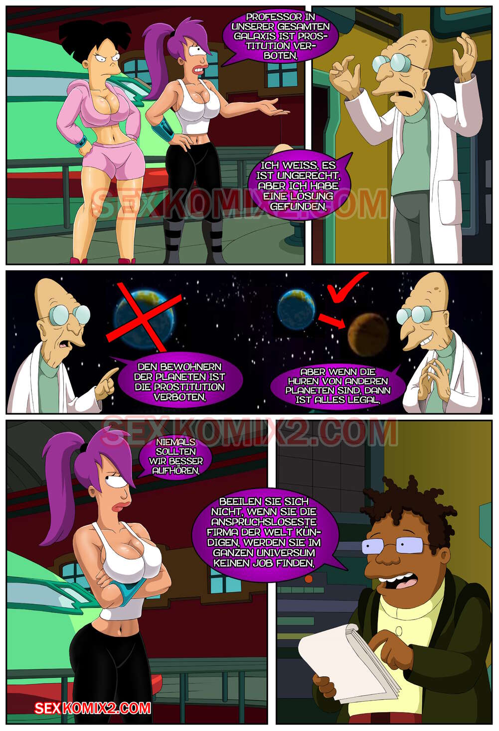 Futurama. Interplanetarer Sex. by sexkomix2.com page 4 full