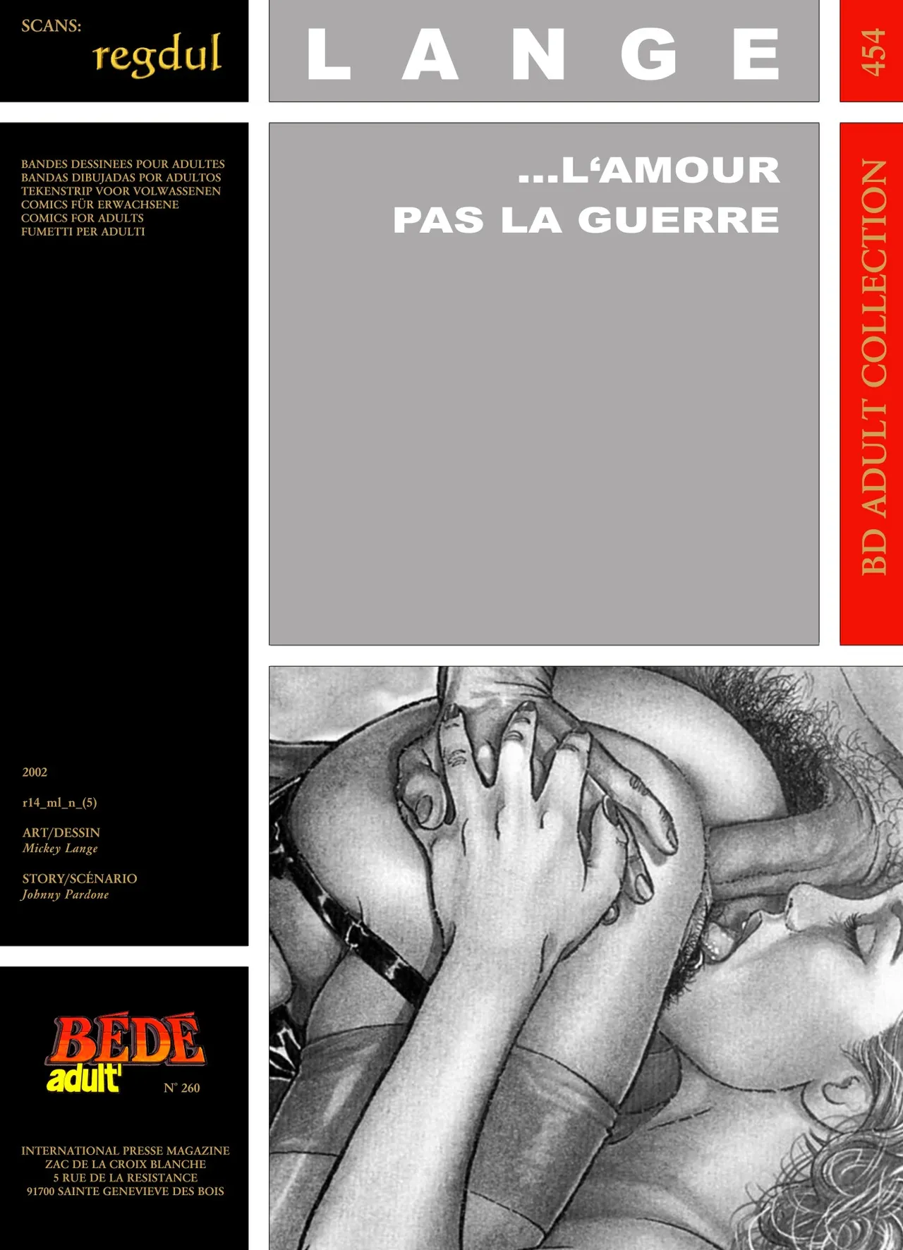 Mickey Lange &amp; Johnny Pardone - L'amour pas la guerre page 1 full