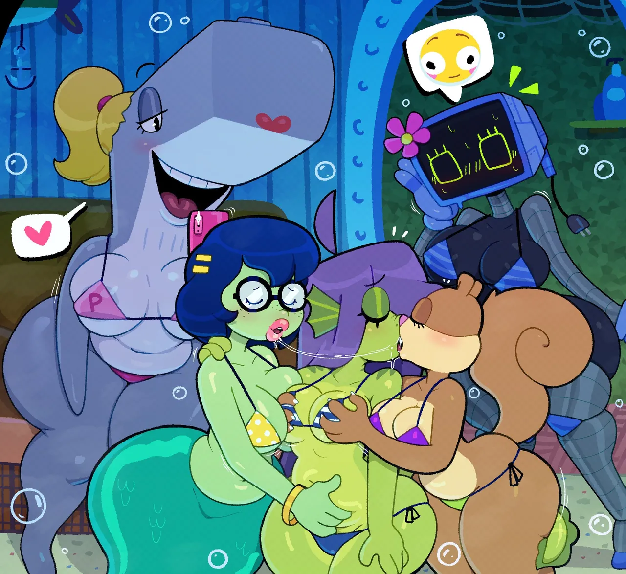 Eelie Applebottom at the Krusty Krab 2 page 6 full