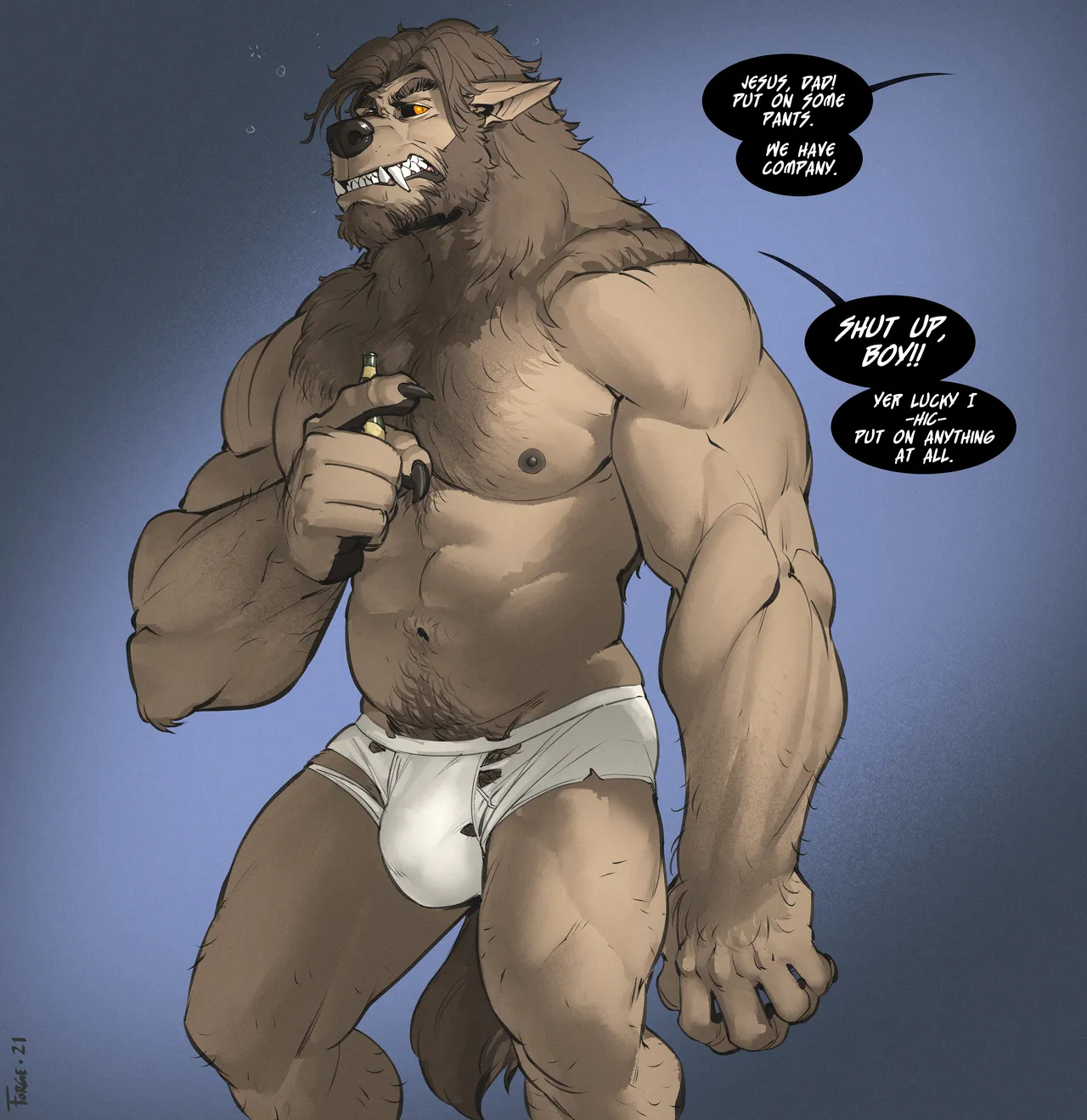 Werewolf Dad page 6 full