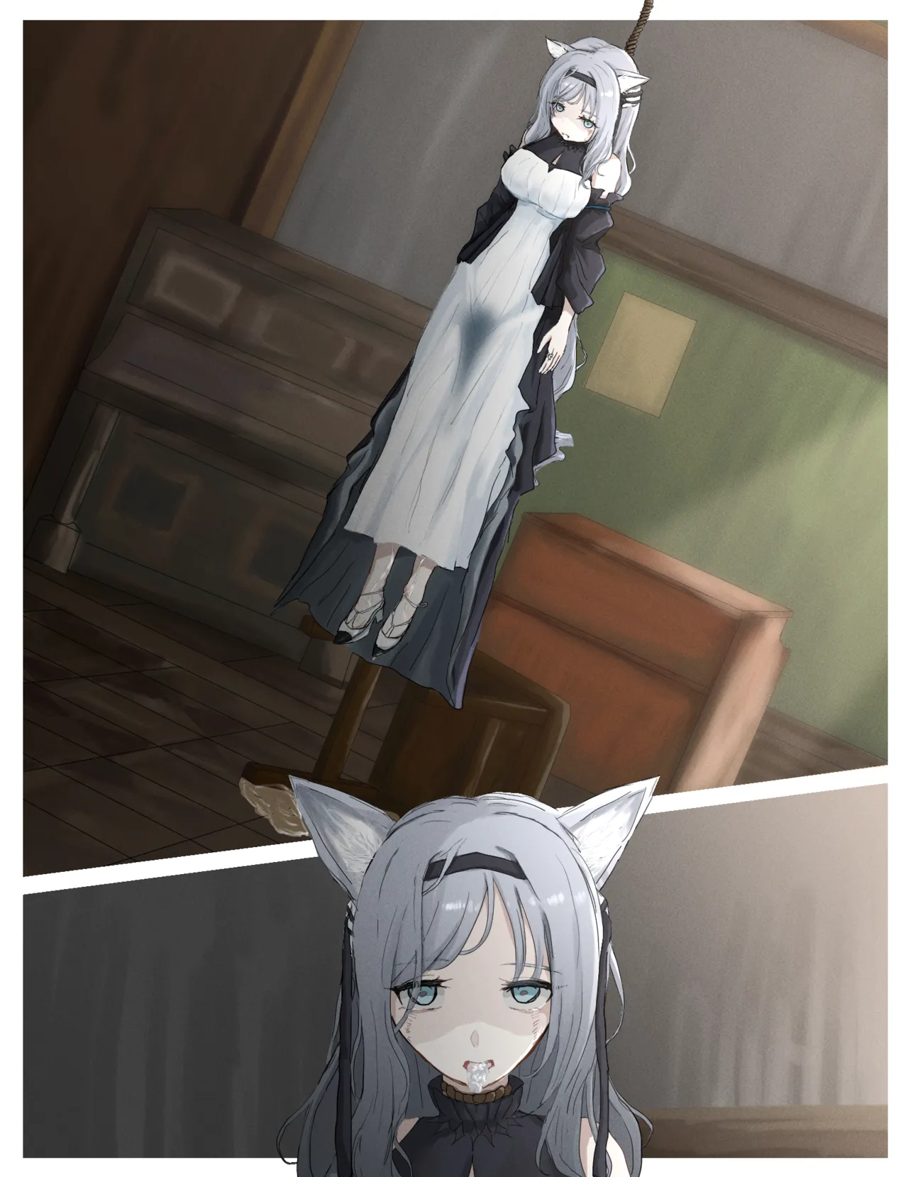 Mizukara Kubi o Kubitta Yatsu o Miru no wa, Kore de Nandome Darou na? page 1 full