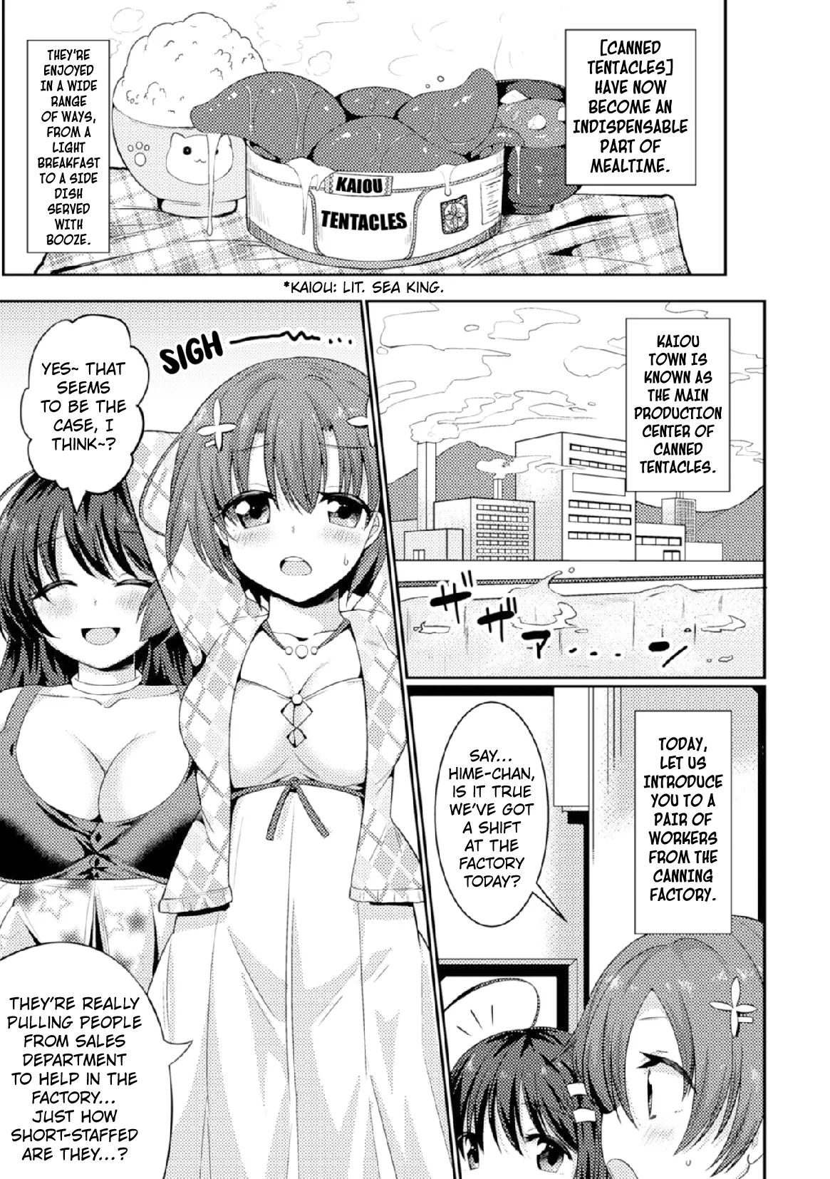 Tentacle Workers Wake Up Early in the Morning  2D Comic Magazine Kikenbi ni Chitsunai Shasei Sareru Onna-tachi Vol. 2 page 1 full