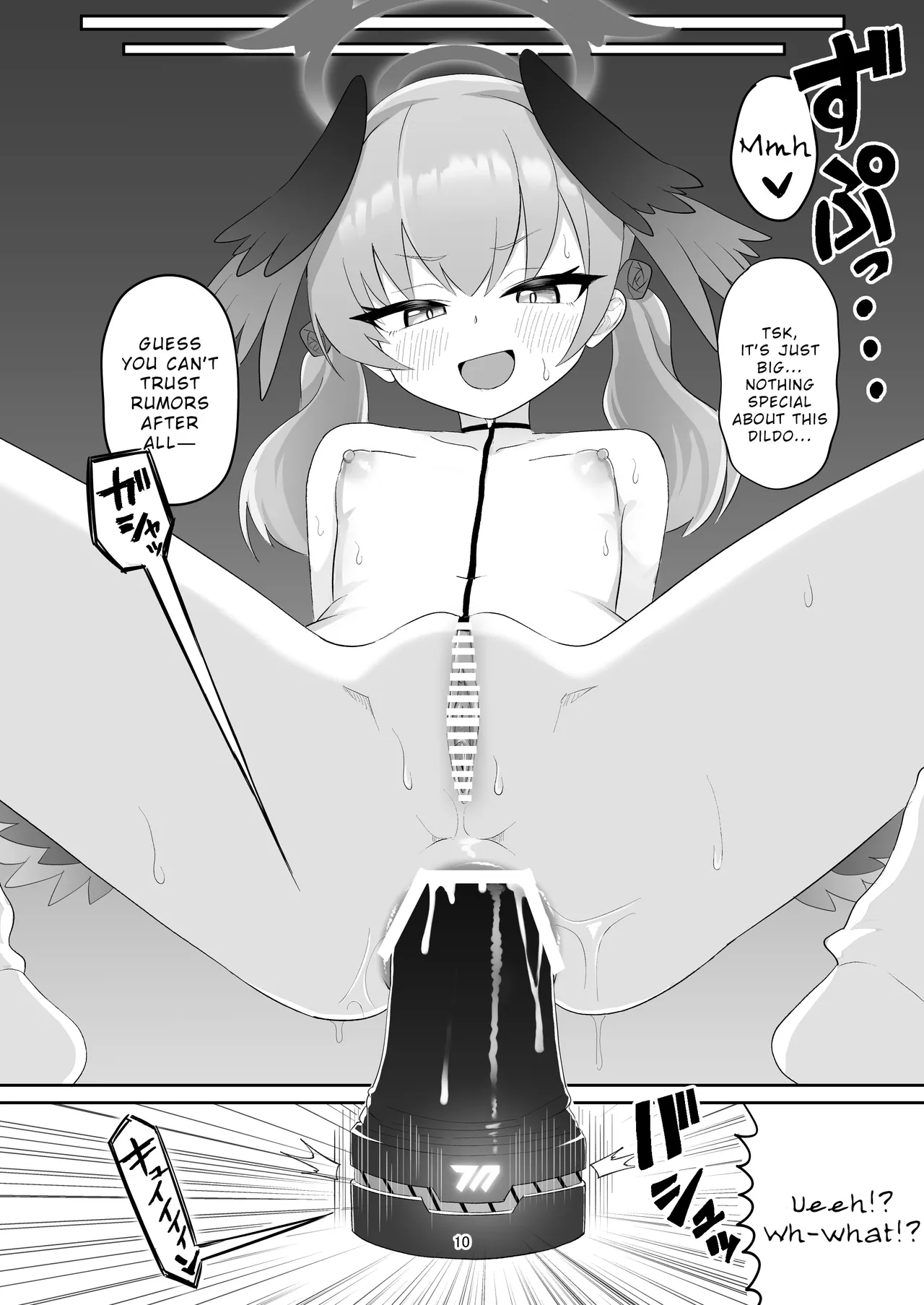 Koharu ga Ayashii Dildo ni Te o Dashite Chotto Taihen na Me ni Au Hon page 10 full