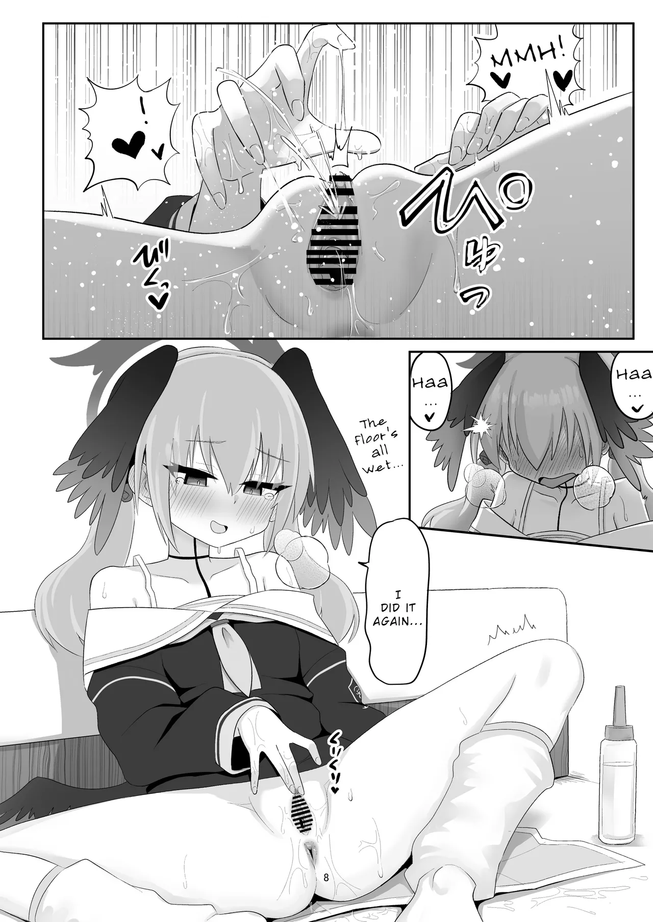 Koharu ga Ayashii Dildo ni Te o Dashite Chotto Taihen na Me ni Au Hon page 8 full