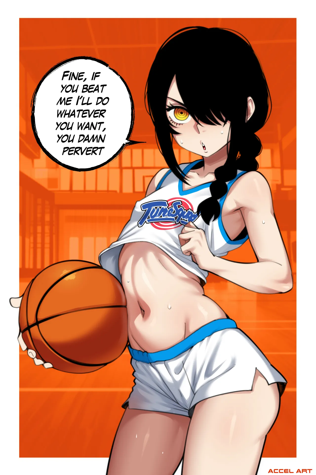 Chainsaw game comic - Accelart page 1 full