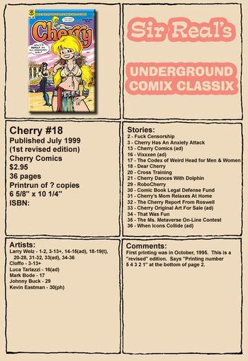 Cherry #18 cover