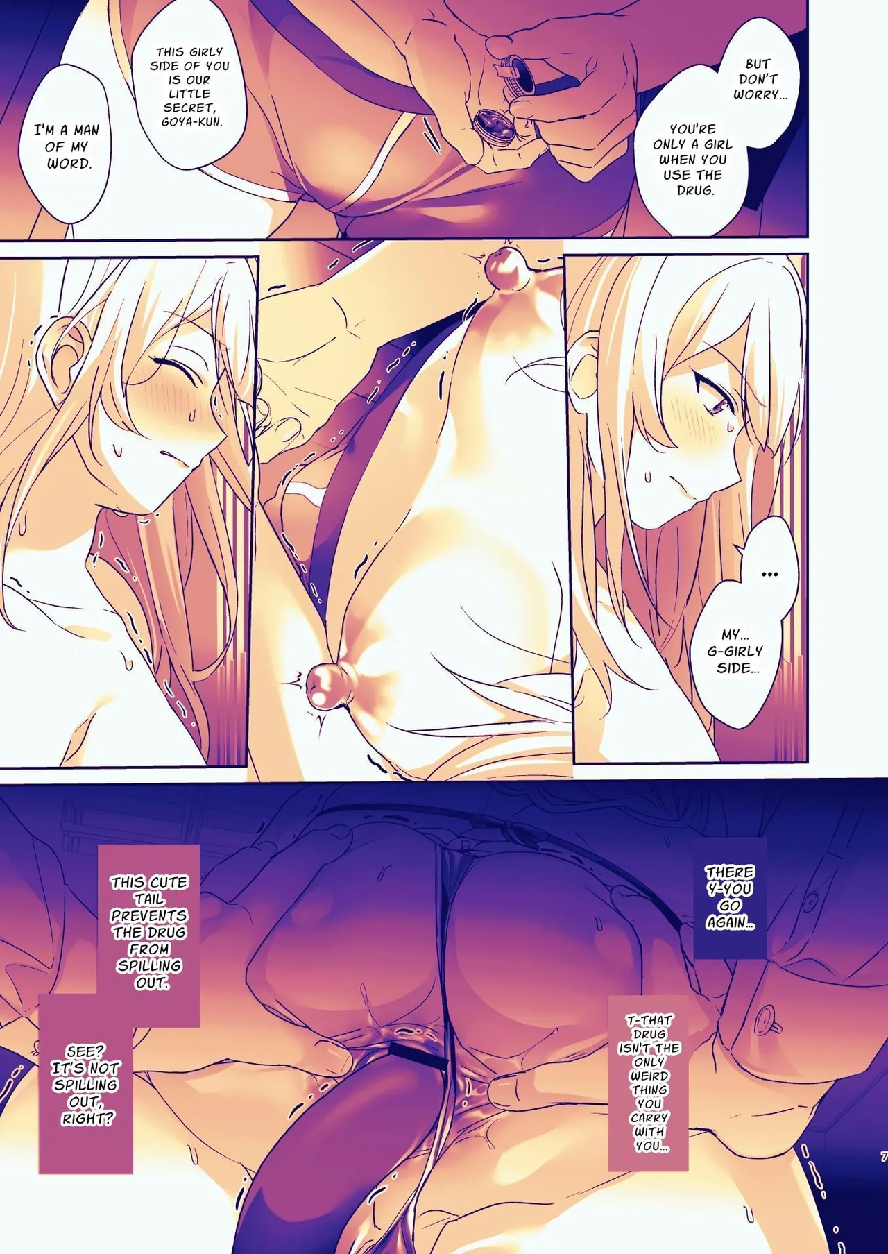 Seitokaichou wa Nyotaika kara Nigenai | The Council President Cannot Escape Feminization page 7 full