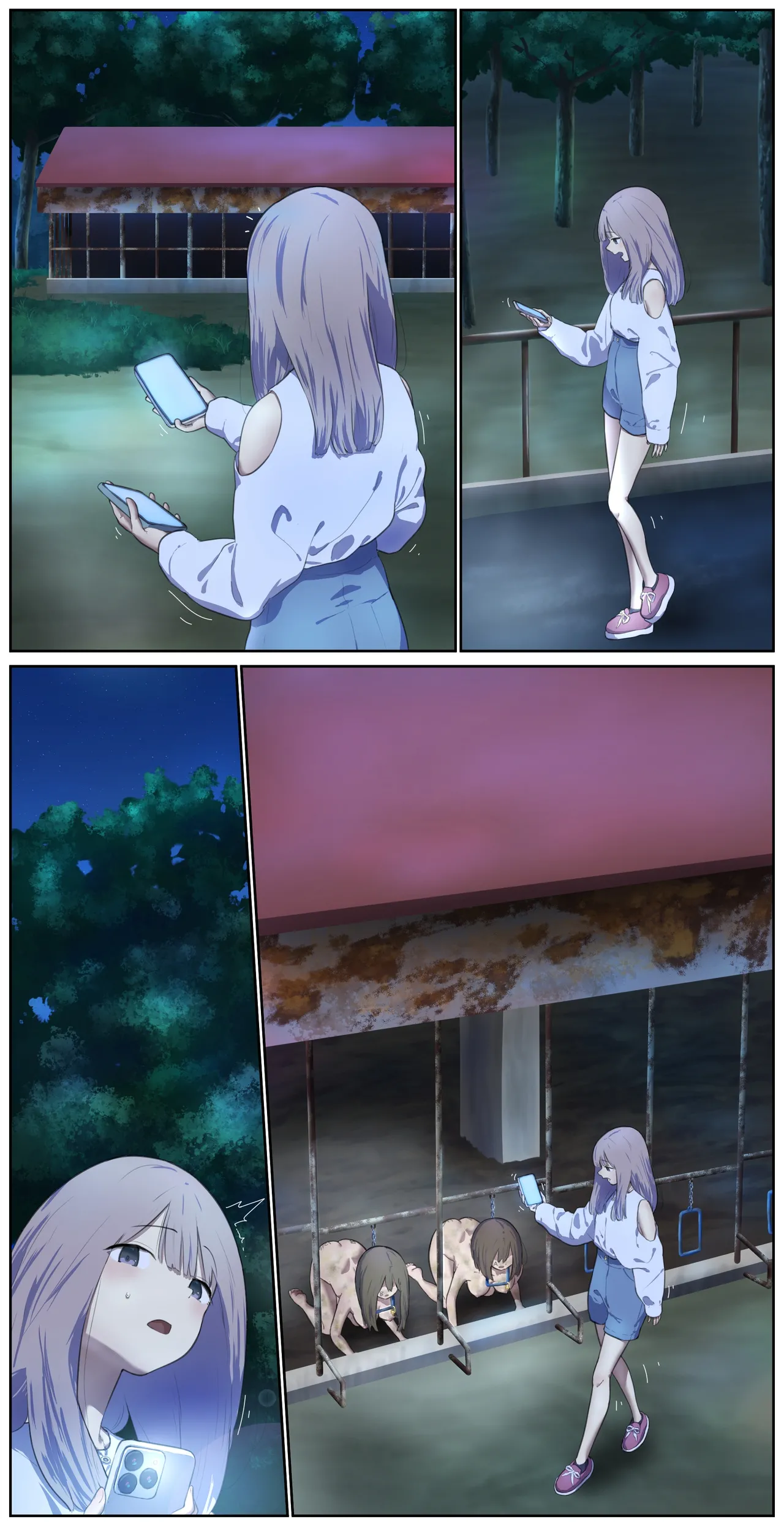 On the way home, at the barn at night part2 page 3 full