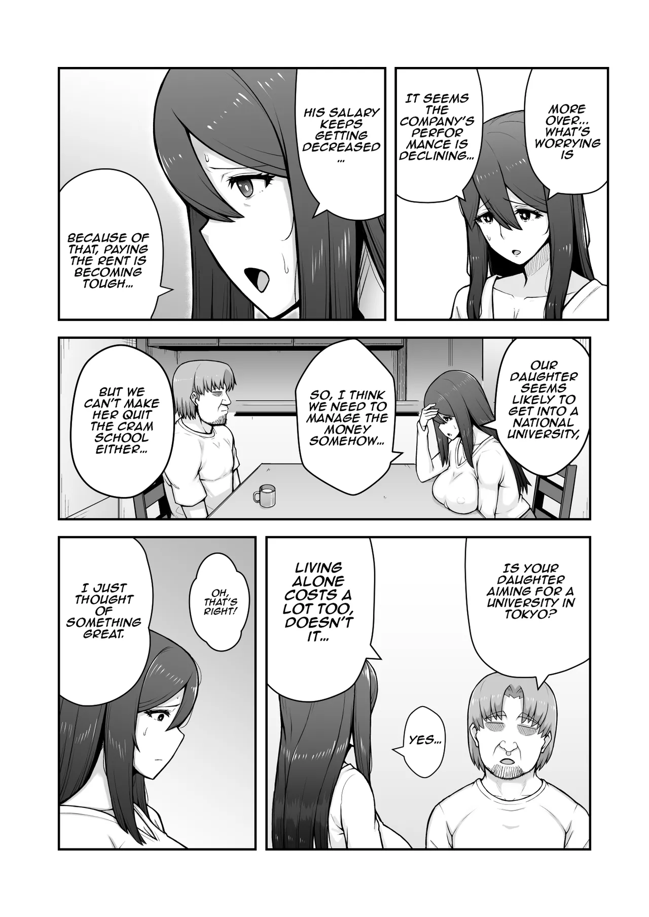 Okusan ga Kinyoku Ochisuru Dosukebe Zuma deshita | She was a lewd housewife who falls into depravity for money page 5 full