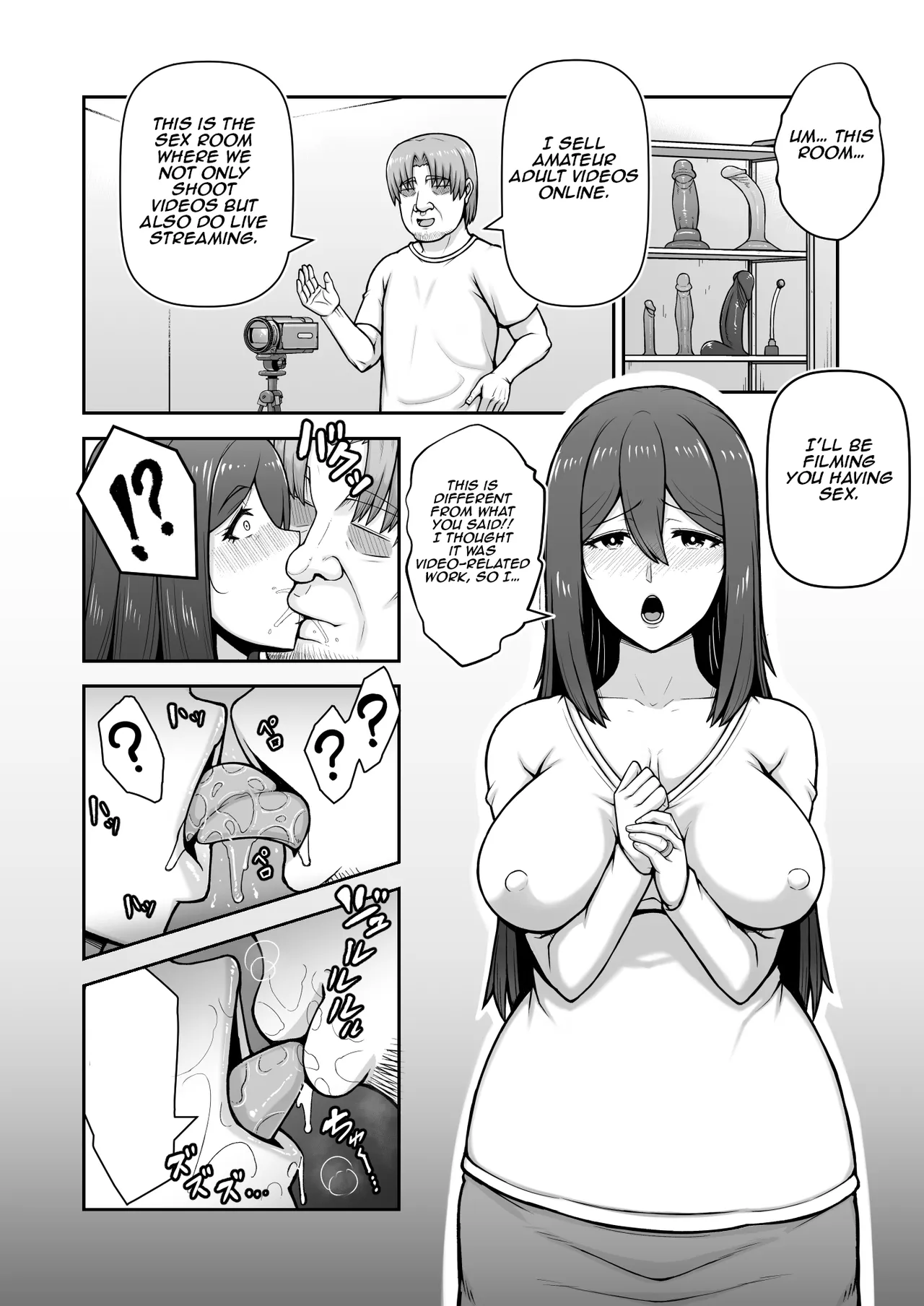 Okusan ga Kinyoku Ochisuru Dosukebe Zuma deshita | She was a lewd housewife who falls into depravity for money page 7 full